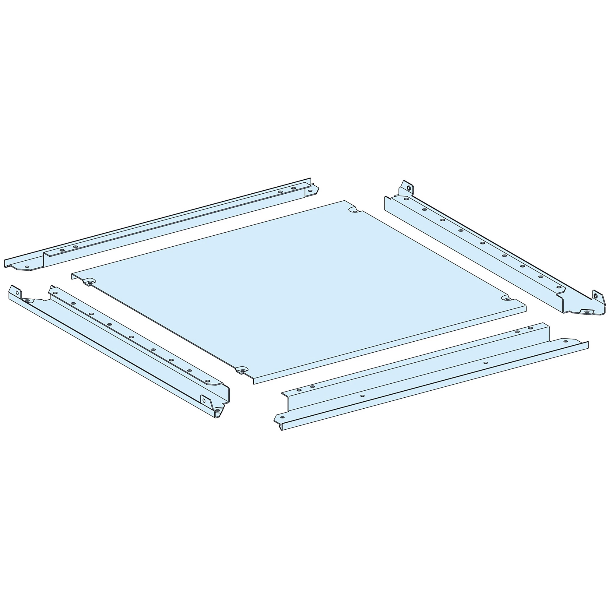 Schneider Electric LVS08484 PrismaSeT-P, Cable Entry Plate, IP55, Width=400mm, Depth=400mm (img_001)