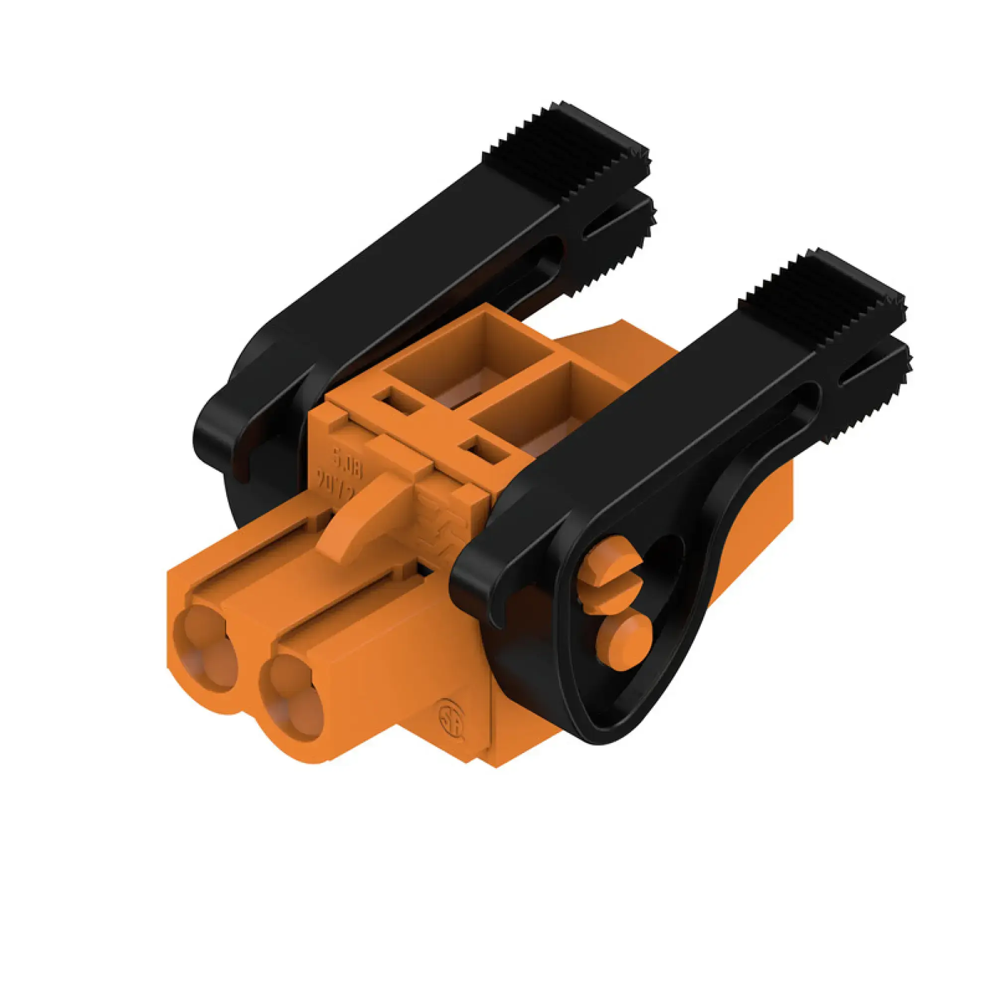 Weidmüller 1087250000 PCB connector (wire connection), 320 V, 23 A, Pitch in mm: 5.08, 4 mm², Number of poles: 2, Clamping yoke connection, Box (img_001)