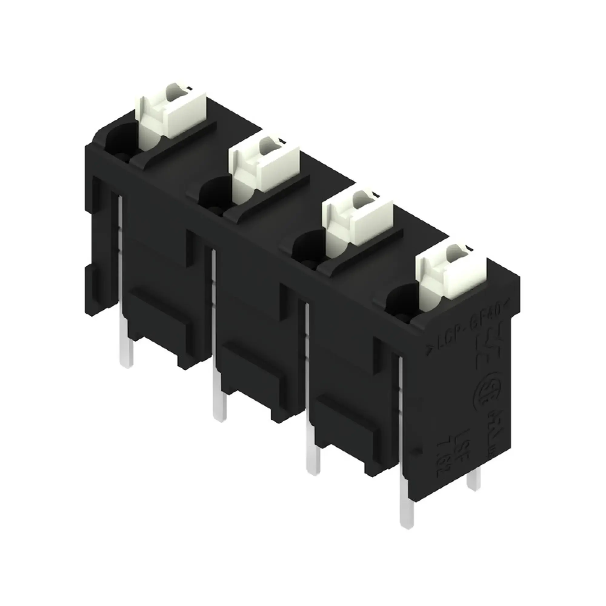 Weidmüller 1826230000 PCB terminal, 630 V, 17.5 A, Pitch in mm: 7.62, 1.5 mm², Number of poles: 4, PUSH IN with actuator, THT/THR solder connection, 180°, Tube (img_001) Weidmüller 1826230000 PCB terminal, 630 V, 17.5 A, Pitch in mm: 7.62, 1.5 mm², Number of poles: 4, PUSH IN with actuator, THT/THR solder connection, 180°, Tube (img_001)