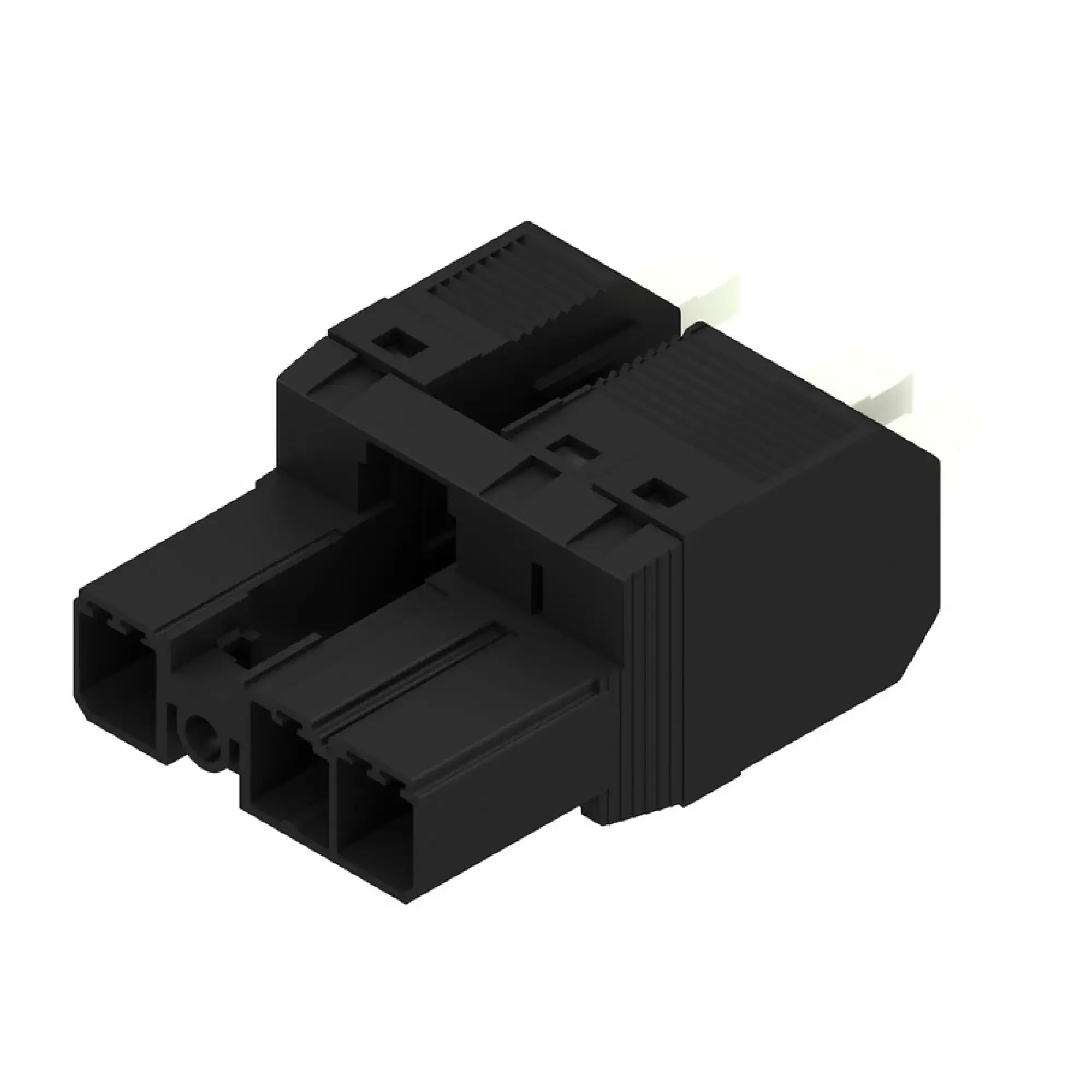 Weidmüller 2630450000 PCB connector (wire connection), 800 V, 41 A, Pitch in mm: 7.62, 6 mm², Number of poles: 3, PUSH IN with actuator, Box (img_001) Weidmüller 2630450000 PCB connector (wire connection), 800 V, 41 A, Pitch in mm: 7.62, 6 mm², Number of poles: 3, PUSH IN with actuator, Box (img_001)