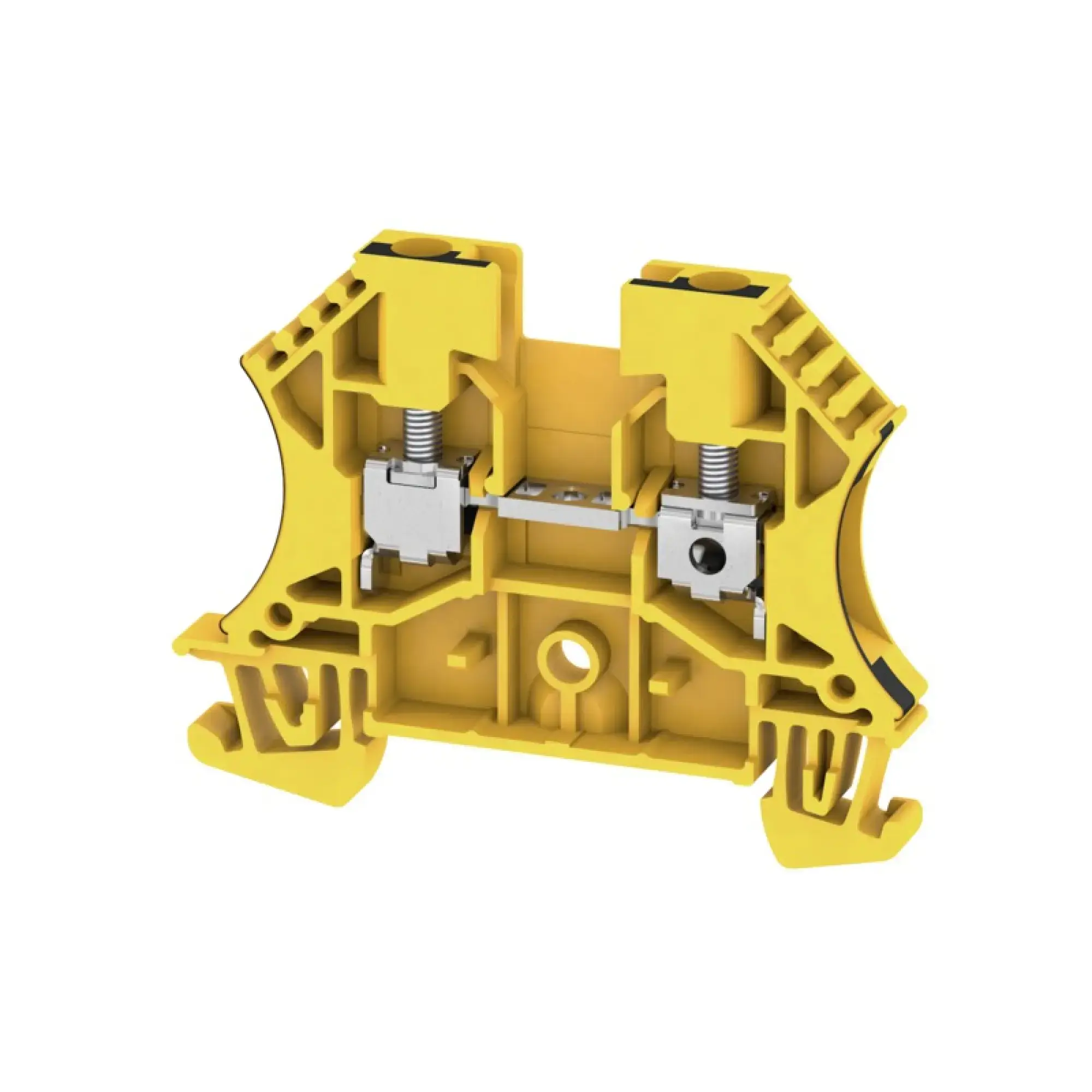 Weidmüller 1020190000 Feed-through terminal block, Screw connection, black/yellow, 4 mm², 32 A, 800 V, Number of connections: 2 (img_001) Weidmüller 1020190000 Feed-through terminal block, Screw connection, black/yellow, 4 mm², 32 A, 800 V, Number of connections: 2 (img_001)