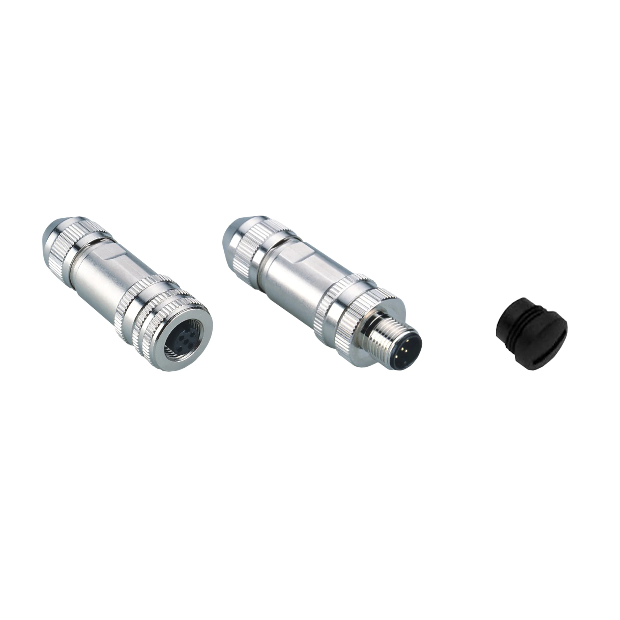 Schneider Electric VW3L5F000 Connector set for CANopen/RS485, 1x M12 plug, 1x M12 socket, 1x M12 protective cap (img_001) Schneider Electric VW3L5F000 Connector set for CANopen/RS485, 1x M12 plug, 1x M12 socket, 1x M12 protective cap (img_001)