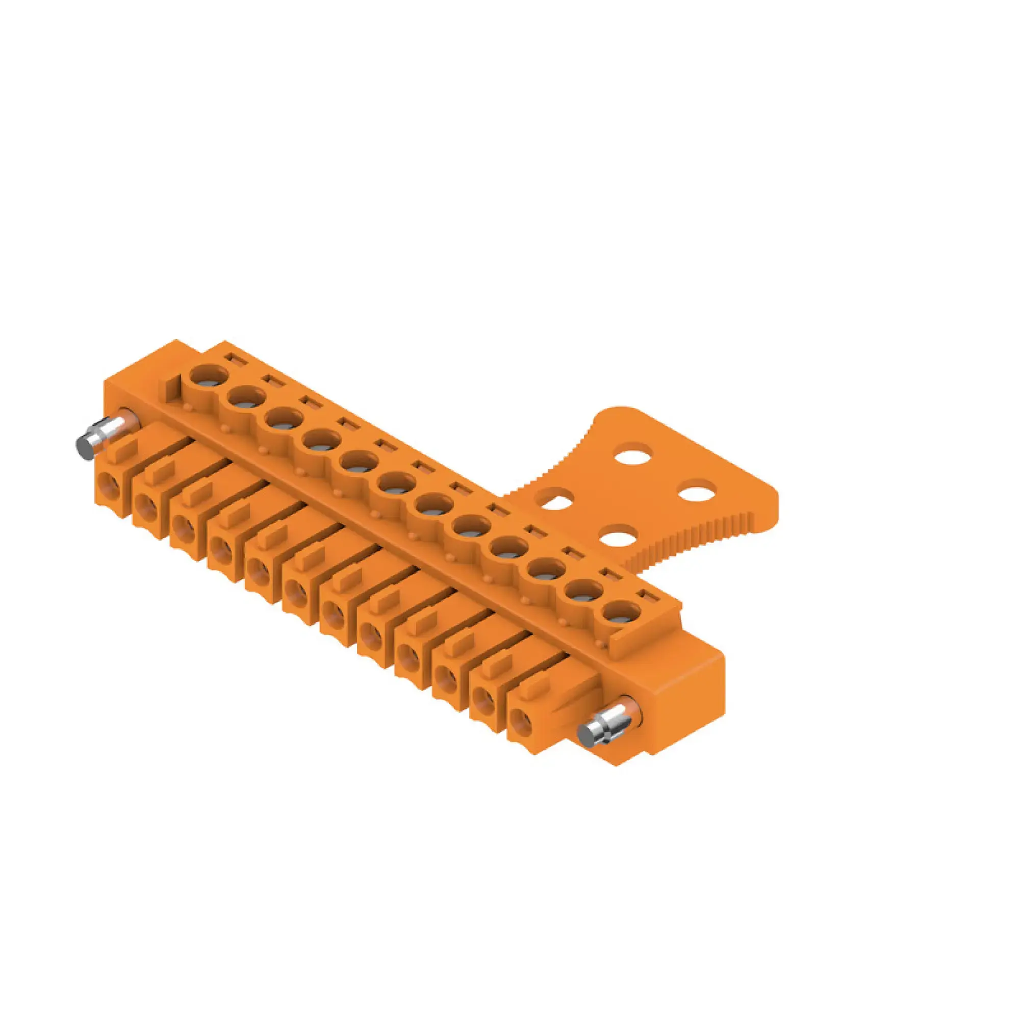 Weidmüller 1236630000 PCB connector (wire connection), 160 V, 17.5 A, Pitch in mm: 3.81, 1.5 mm², Number of poles: 12, Clamping yoke connection, Box (img_001)