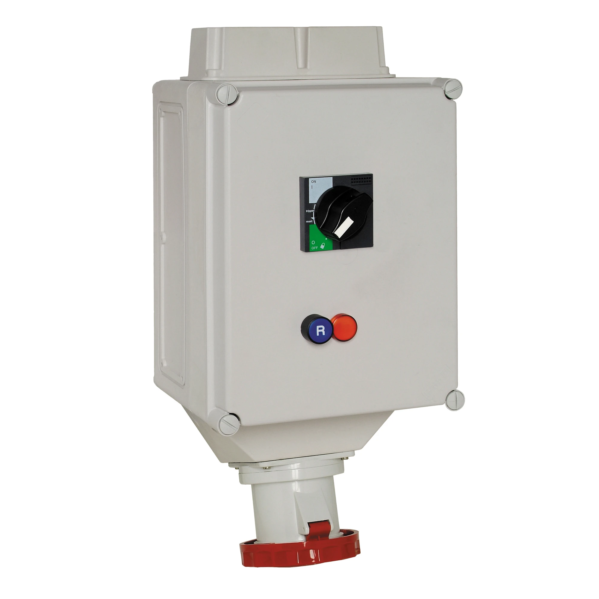 Schneider Electric 82444 Wall outlet lockable with circuit-breaker+Vigi, 125A, 3p+E, 380-415V AC, IP65 (img_001) Schneider Electric 82444 Wall outlet lockable with circuit-breaker+Vigi, 125A, 3p+E, 380-415V AC, IP65 (img_001)