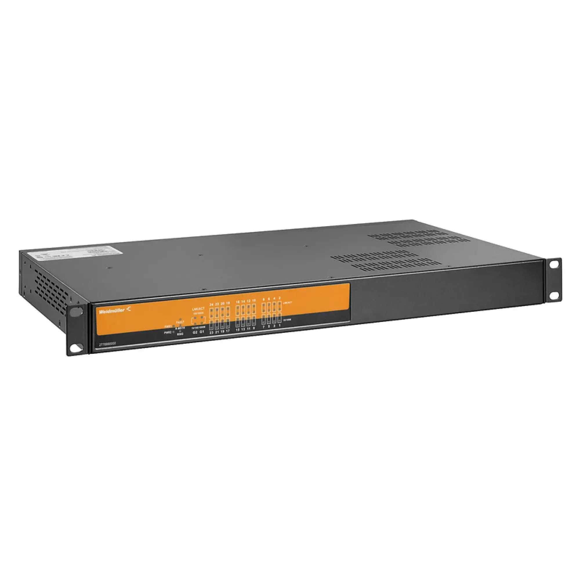 Weidmüller 2778990000 Network switch (managed), managed, Fast/Gigabit Ethernet, Number of ports: 24x RJ45 10/100BASE-T(X), 2x combo-ports (10/100/1000BaseT(X) or 100/1000Ba (img_001) Weidmüller 2778990000 Network switch (managed), managed, Fast/Gigabit Ethernet, Number of ports: 24x RJ45 10/100BASE-T(X), 2x combo-ports (10/100/1000BaseT(X) or 100/1000Ba (img_001)