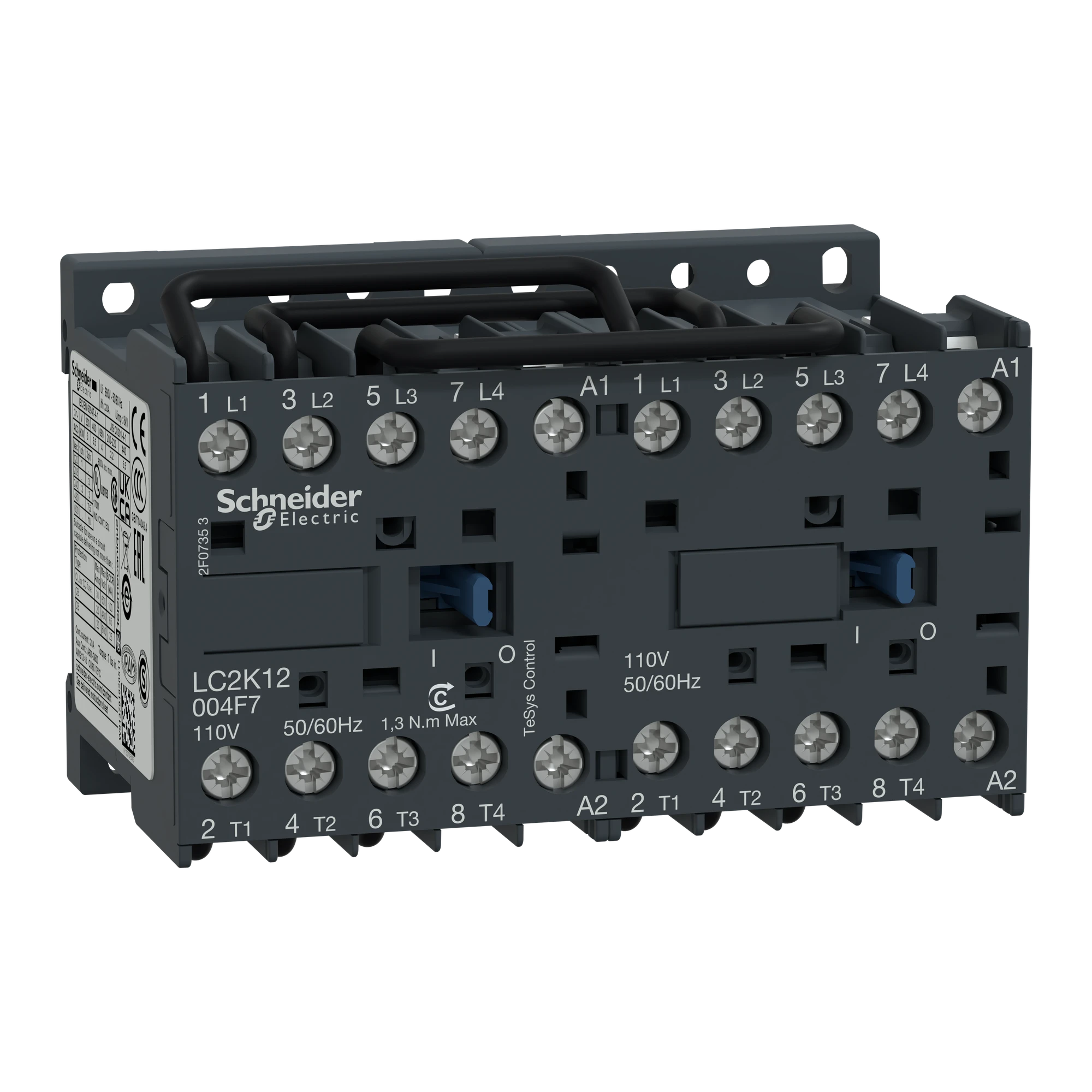 Schneider Electric LC2K12004F7 Reversing Contactor TeSys LC2-K, 4p, AC-1 110V 20A AC (img_001) Schneider Electric LC2K12004F7 Reversing Contactor TeSys LC2-K, 4p, AC-1 110V 20A AC (img_001)