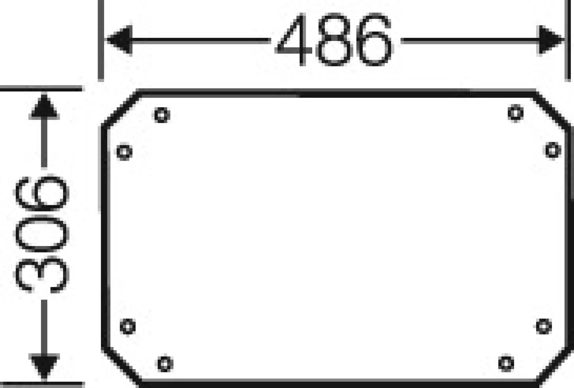 Hensel 68000051 ENYSTAR- Montageplatte aus Isolierstoff 4 mm stark FP MP 40 (img_003)