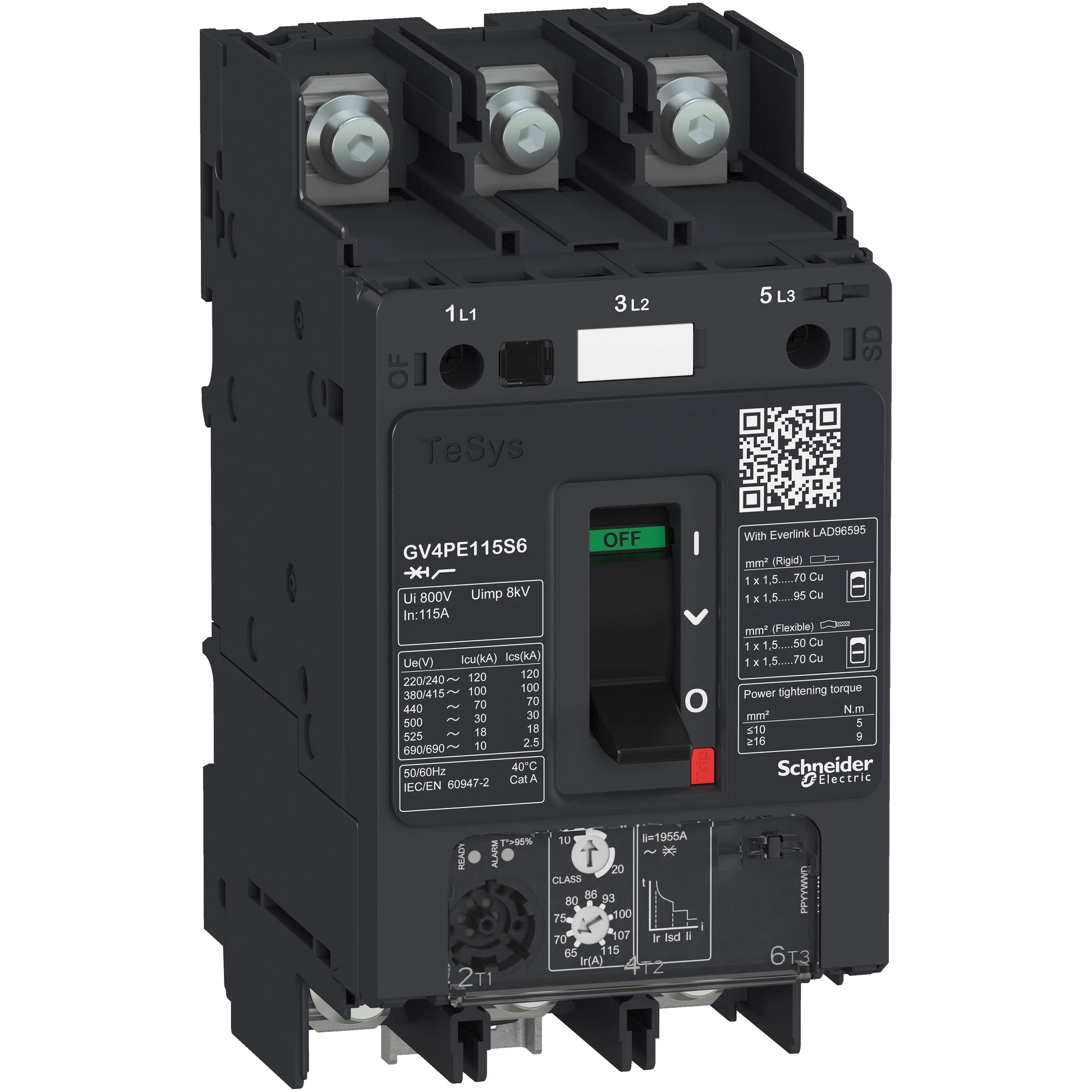 Schneider Electric GV4PE07N6 Motor protection circuit breaker TeSys GV4 - 7A 3P 50kA - Toggle (img_001) Schneider Electric GV4PE07N6 Motor protection circuit breaker TeSys GV4 - 7A 3P 50kA - Toggle (img_001)