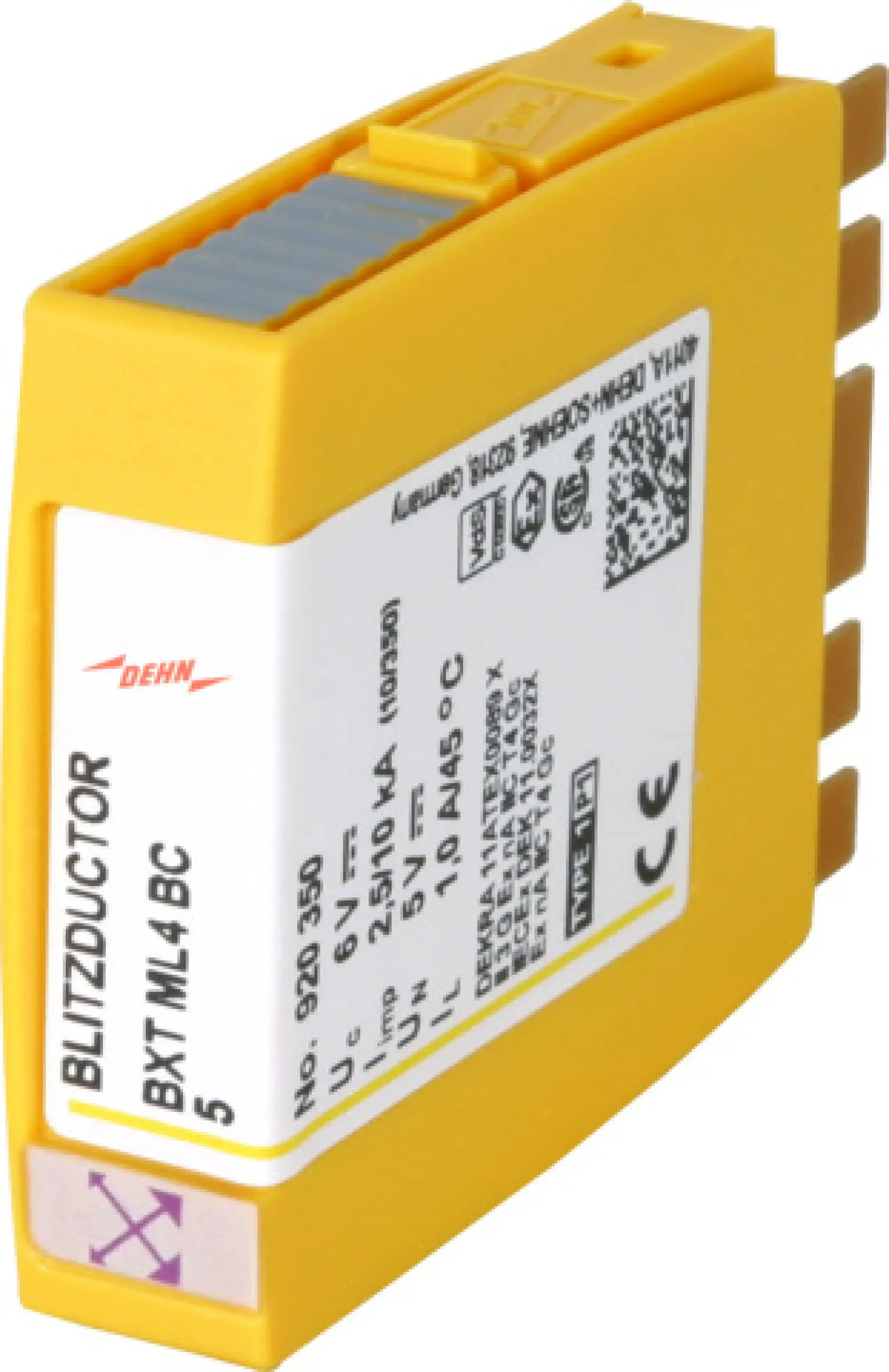 Dehn 920350 Combined arrester module for 4 single lines BLITZDUCTOR XT with LifeCheck (img_001)