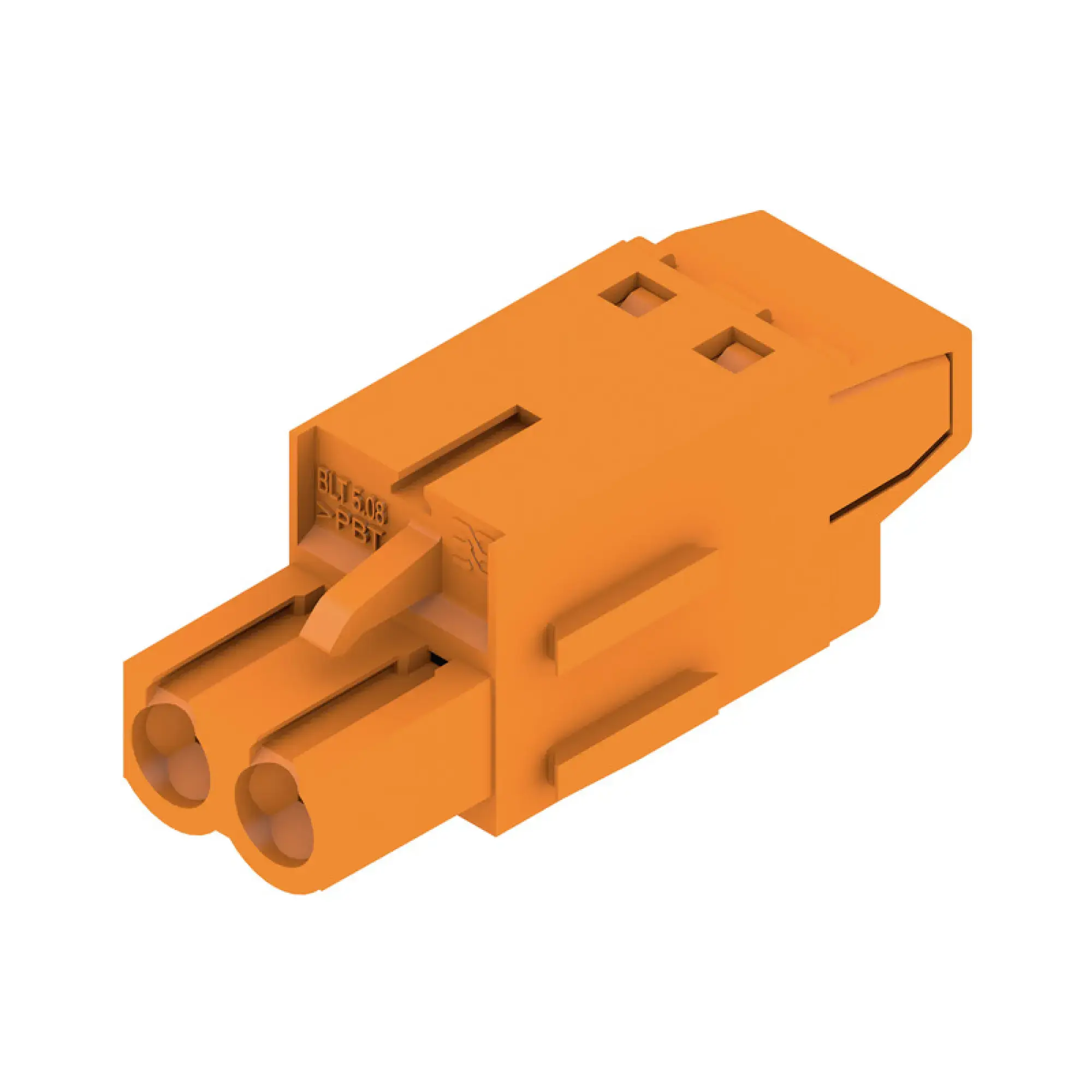 Weidmüller 1501860000 PCB connector (wire connection), 320 V, 27 A, Pitch in mm: 5.08, 2.5 mm², Number of poles: 2, TOP connection, Box (img_001)