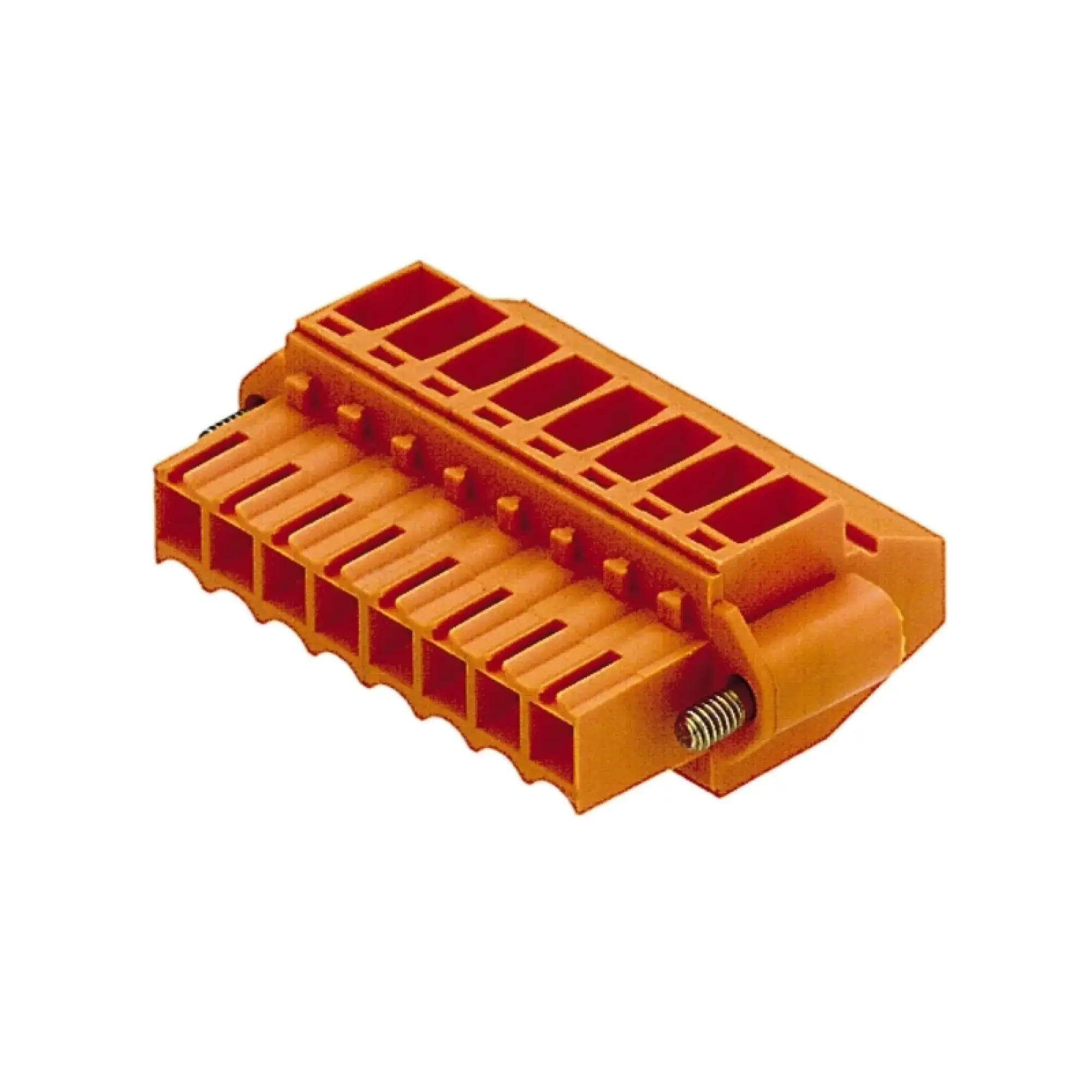Weidmüller 1639070000 PCB connector (wire connection), 160 V, 12 A, Pitch in mm: 3.50, 1.5 mm², Number of poles: 8, Clamping yoke connection, Box (img_001)