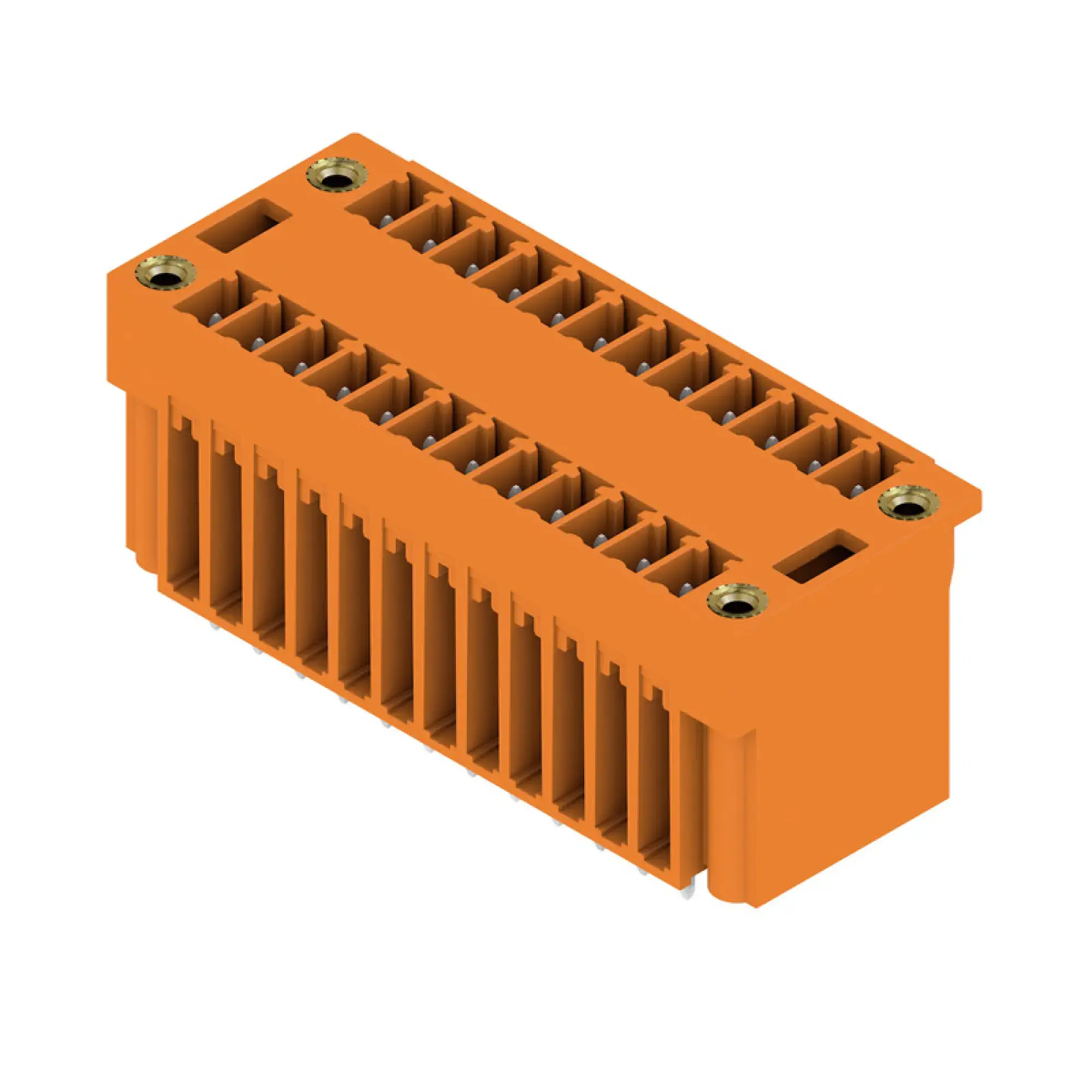 Weidmüller 1030550000 PCB connector (board connection), 160 V, 17.5 A, Pitch in mm: 3.81, Number of poles: 24, THT solder connection, Box (img_001)