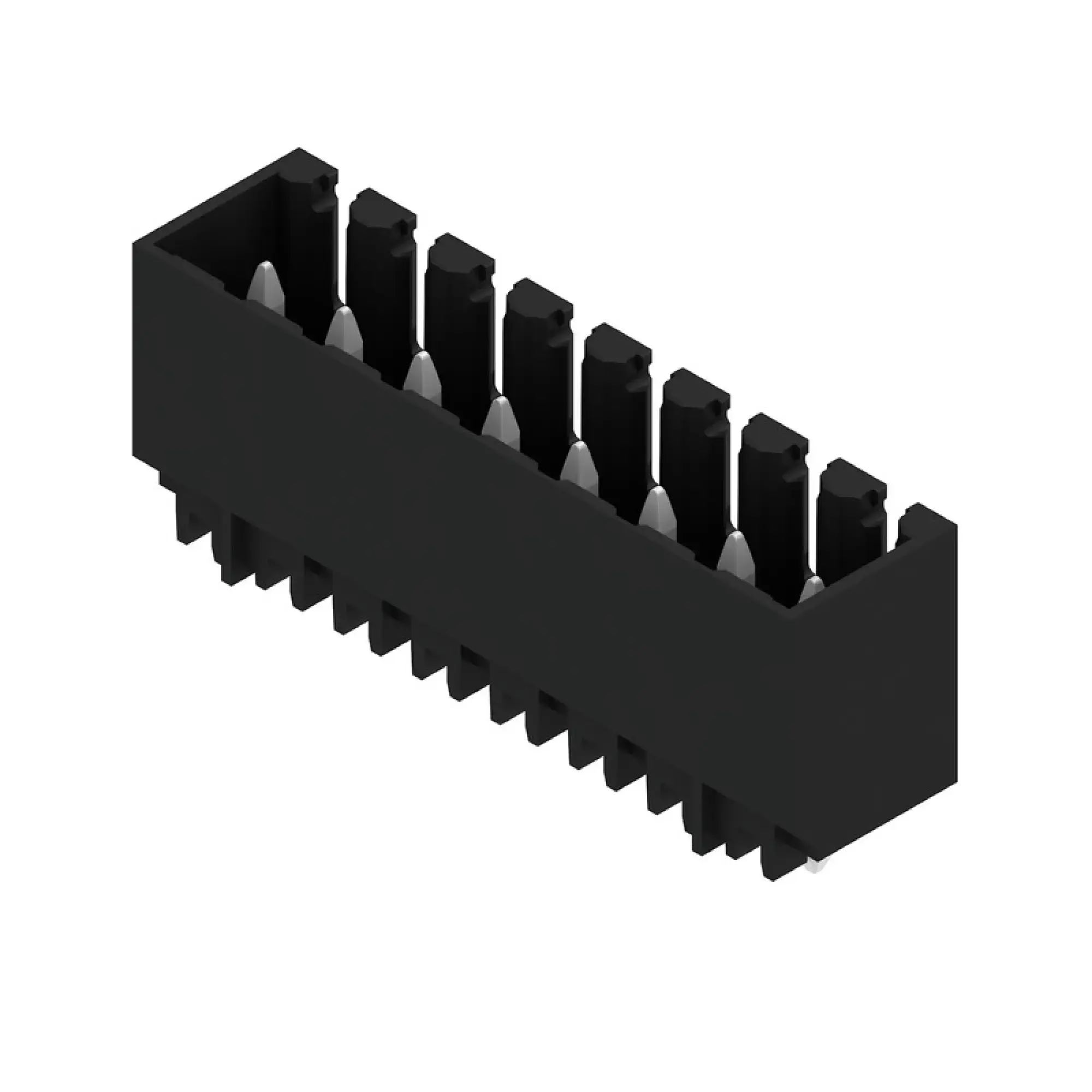 Weidmüller 1753044001 PCB connector (board connection), 160 V, 15 A, Pitch in mm: 3.50, Number of poles: 8, THT/THR solder connection, Tape (img_001) Weidmüller 1753044001 PCB connector (board connection), 160 V, 15 A, Pitch in mm: 3.50, Number of poles: 8, THT/THR solder connection, Tape (img_001)