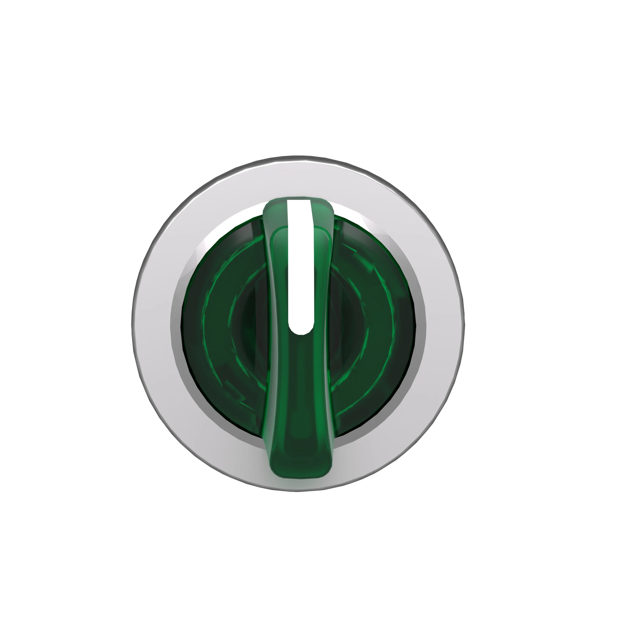 Schneider Electric ZB4FK1833 Illuminated Selector Switch, Front Element, Harmony XB4F, Metal, 30mm, Green, for Universal LED, 3 Positions, Momentary Right (img_007)