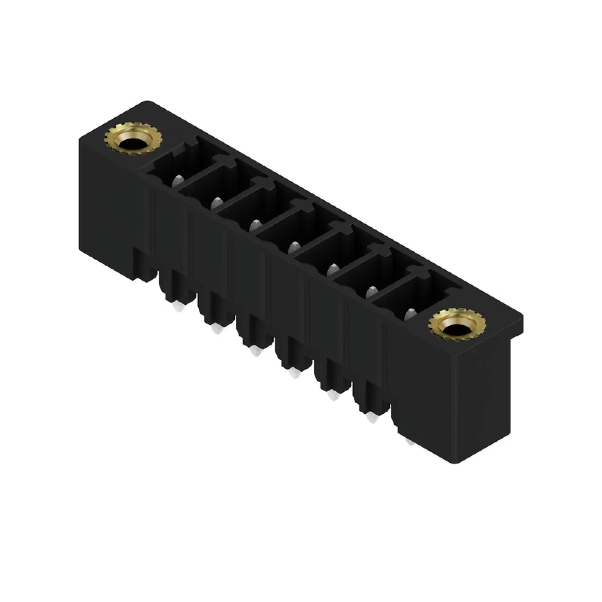 Weidmüller 1837010000 PCB connector (board connection), 160 V, 17.5 A, Pitch in mm: 3.81, Number of poles: 7, THT solder connection, Box (img_001)