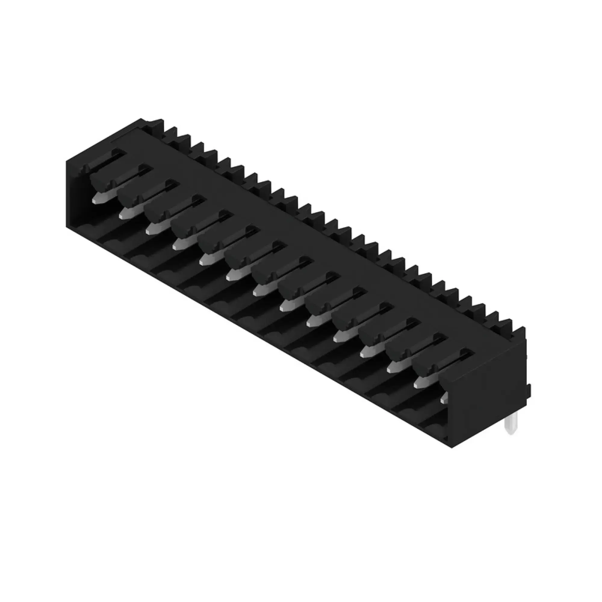 Weidmüller 1615510000 PCB connector (board connection), 160 V, 17 A, Pitch in mm: 3.50, Number of poles: 14, THT solder connection, Box (img_001)