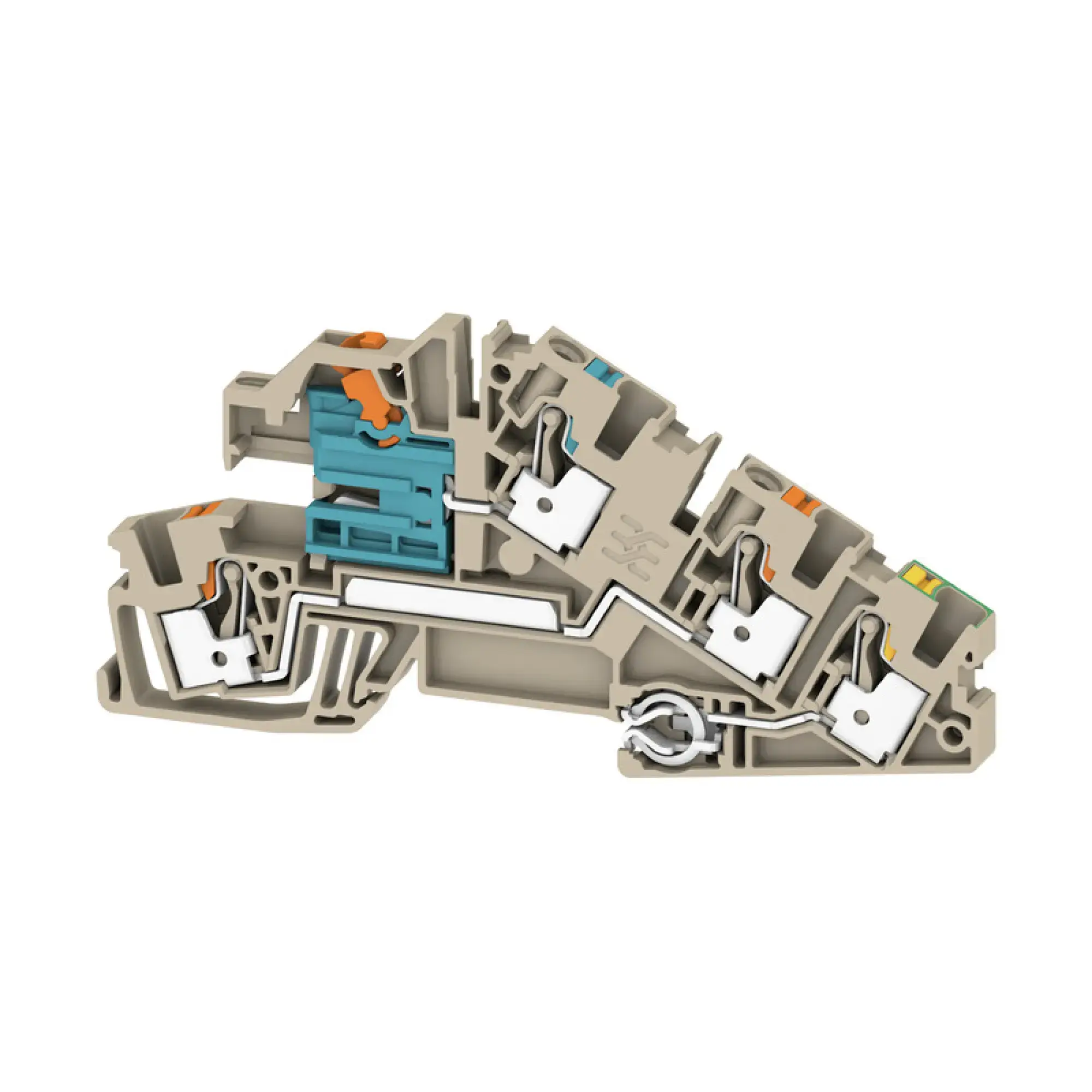 Weidmüller 2669100000 Multi level installation terminal block, PUSH IN, dark beige, 4 mm², 30 A, 250 V, Number of connections: 5, Number of levels: 3, TS 35, V-0, Wemid (img_001) Weidmüller 2669100000 Multi level installation terminal block, PUSH IN, dark beige, 4 mm², 30 A, 250 V, Number of connections: 5, Number of levels: 3, TS 35, V-0, Wemid (img_001)