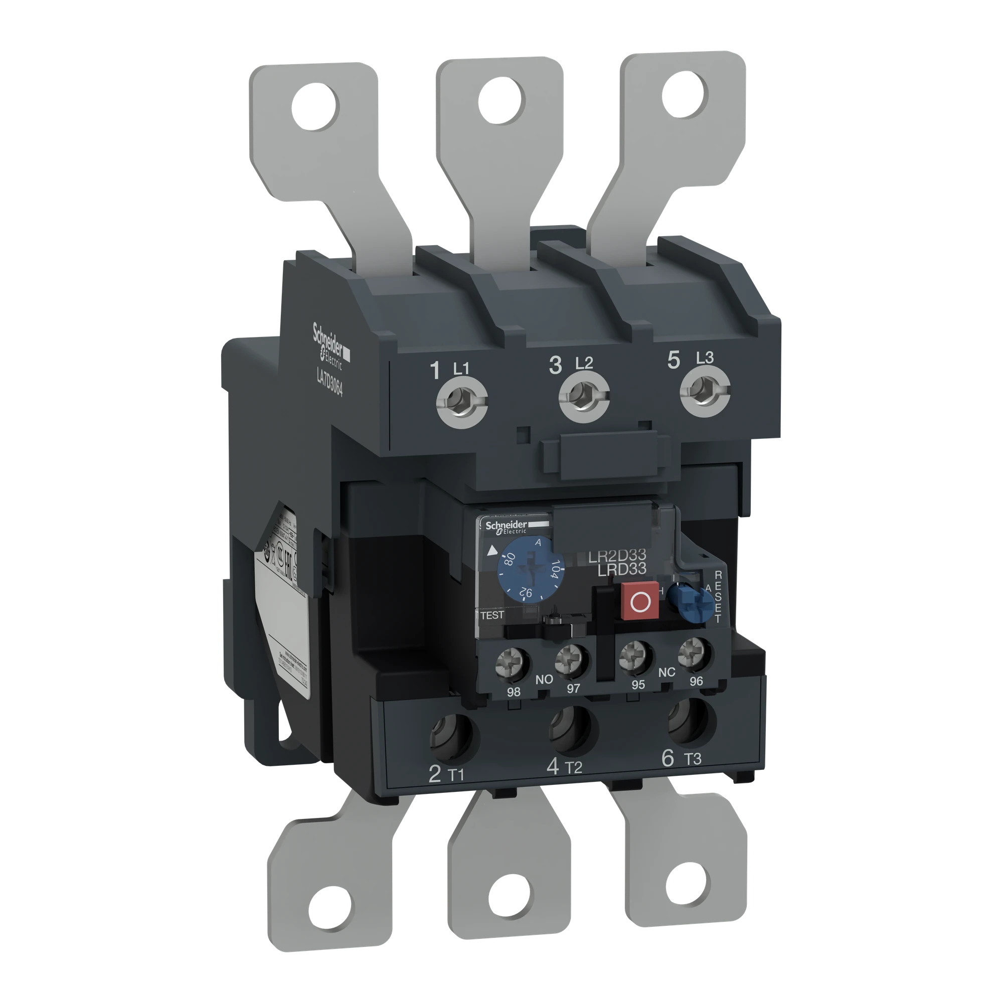 Schneider Electric LRD33656 Motor protection relay, thermal, 80-104A, Class 10A (img_001) Schneider Electric LRD33656 Motor protection relay, thermal, 80-104A, Class 10A (img_001)