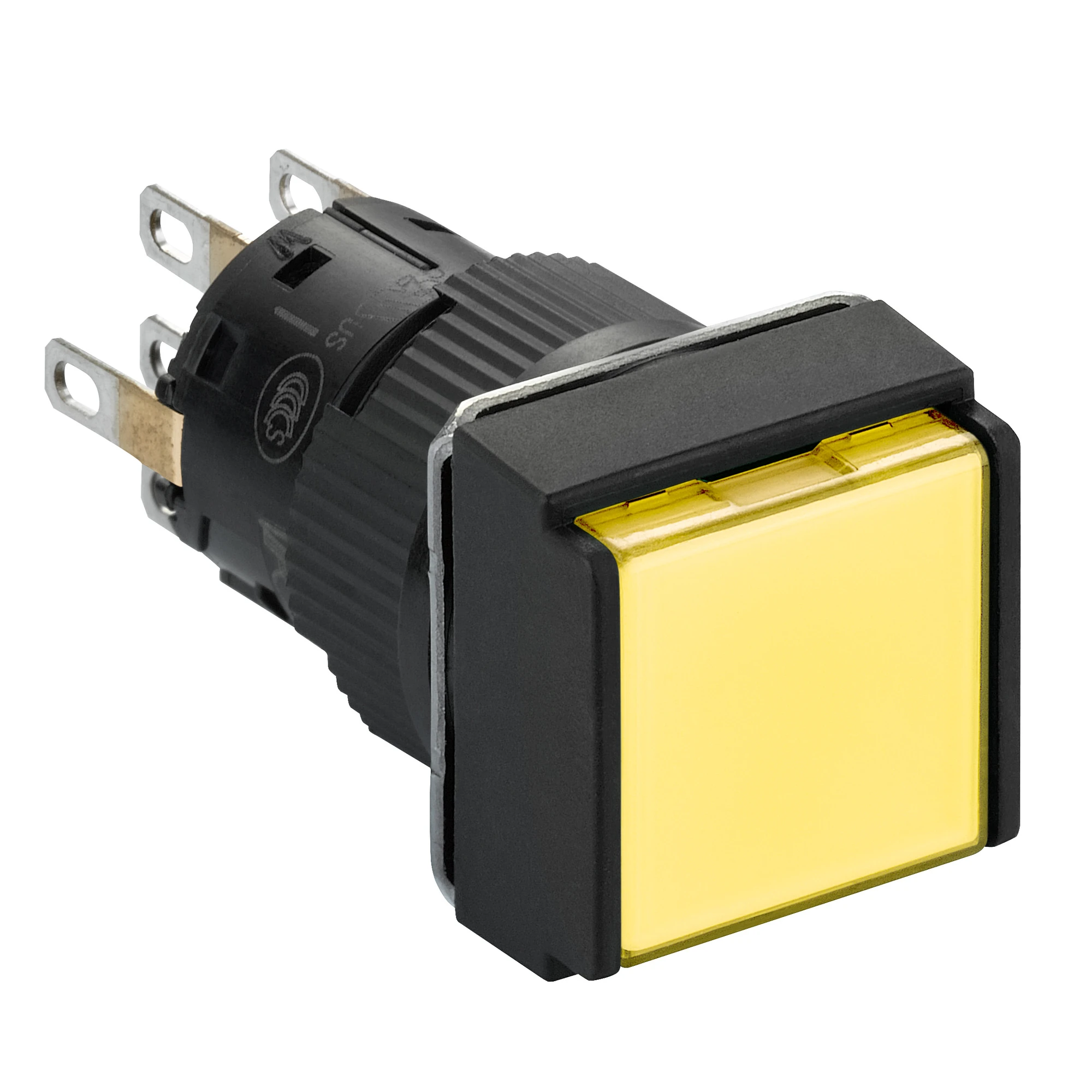 Schneider Electric XB6ECW5B2P Yellow illuminated pushbutton Ø 16, flat, without latching, 24 V, 2NO (img_001) Schneider Electric XB6ECW5B2P Yellow illuminated pushbutton Ø 16, flat, without latching, 24 V, 2NO (img_001)
