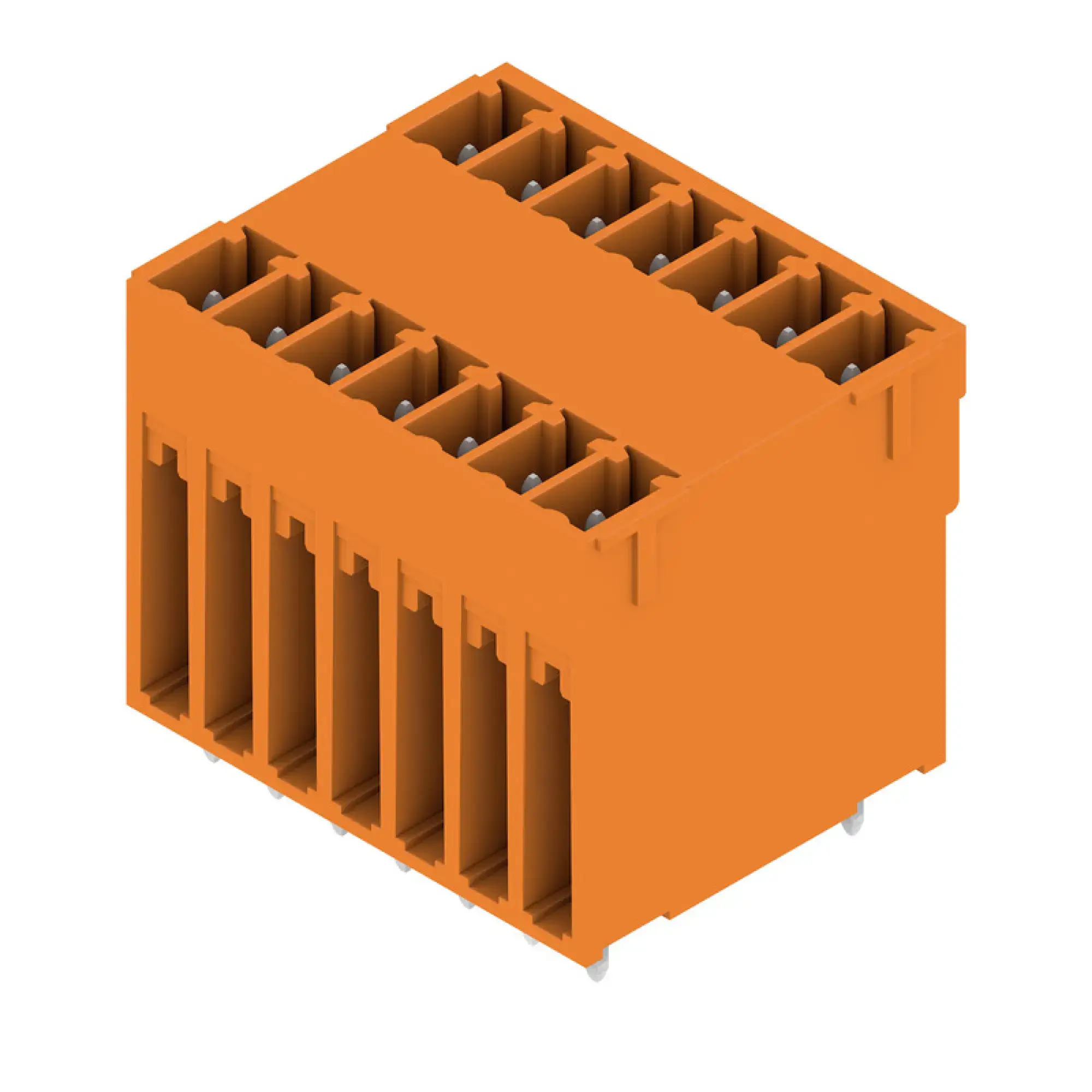 Weidmüller 1029980000 PCB connector (board connection), 160 V, 17.5 A, Pitch in mm: 3.81, Number of poles: 14, THT solder connection, Box (img_001)