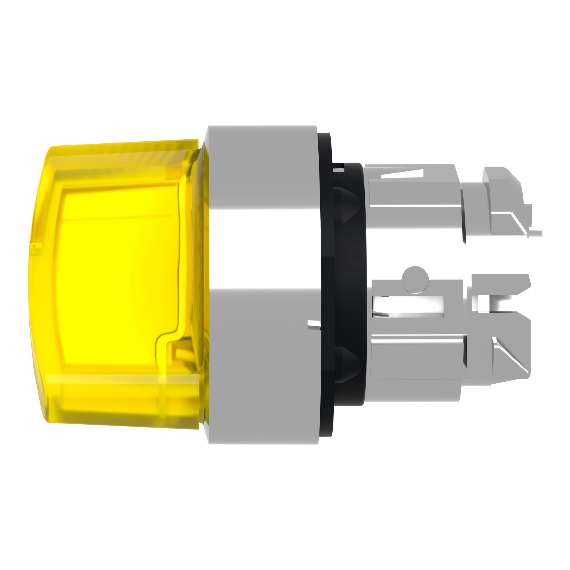 Schneider Electric ZB4BK1483 Illuminated selector switch, front element, Harmony XB4, metal, 22mm, yellow, for universal LED, 2 positions, momentary (img_007)