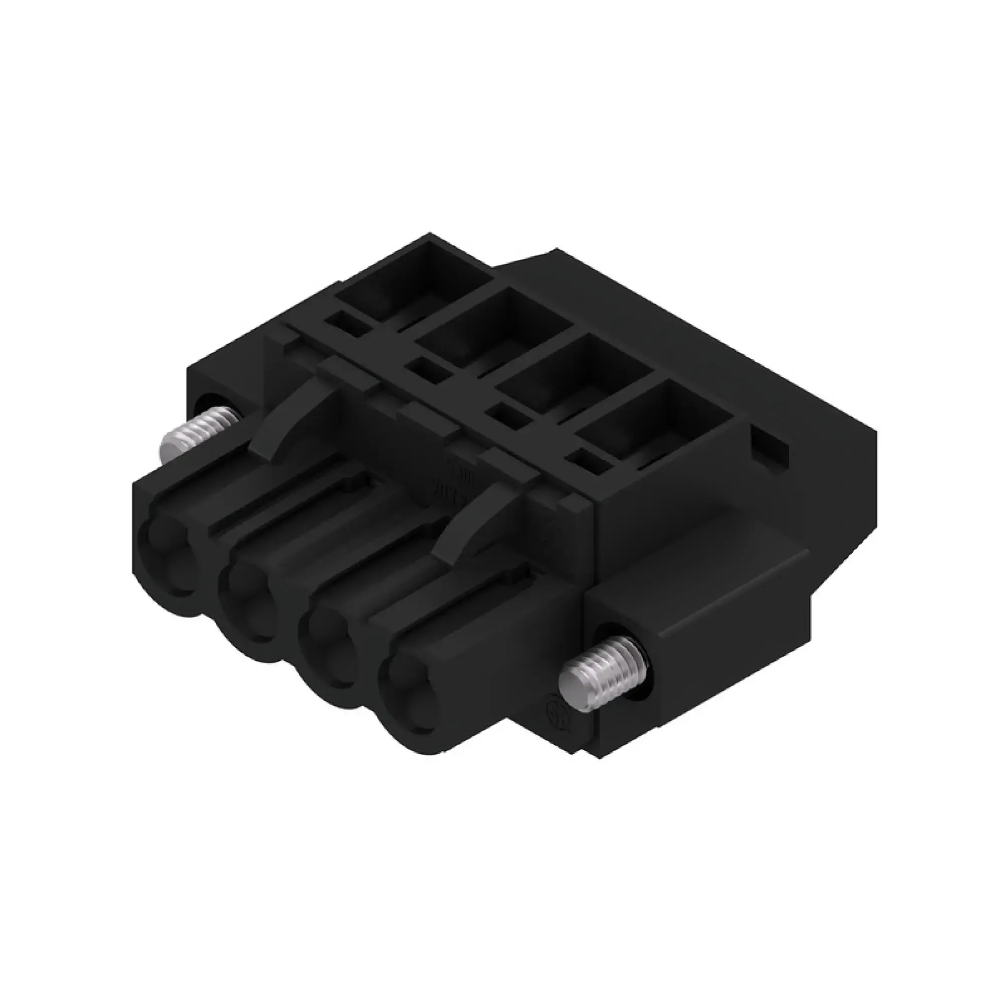 Weidmüller 1950060000 PCB connector (wire connection), 320 V, 23 A, Pitch in mm: 5.08, 4 mm², Number of poles: 4, Clamping yoke connection, Box (img_001)