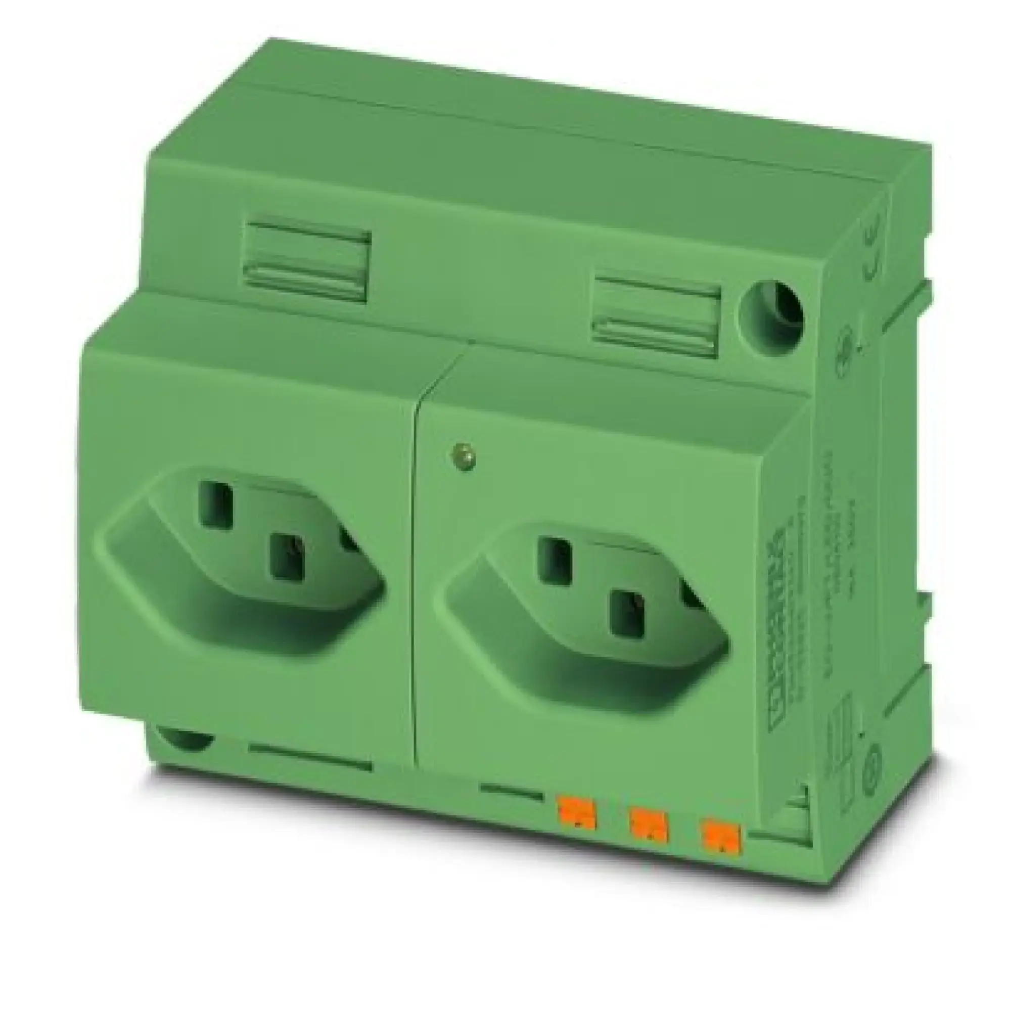 Phoenix Contact 0804111 Double socket EO-J/PT/LED/DUO/GN (img_001)