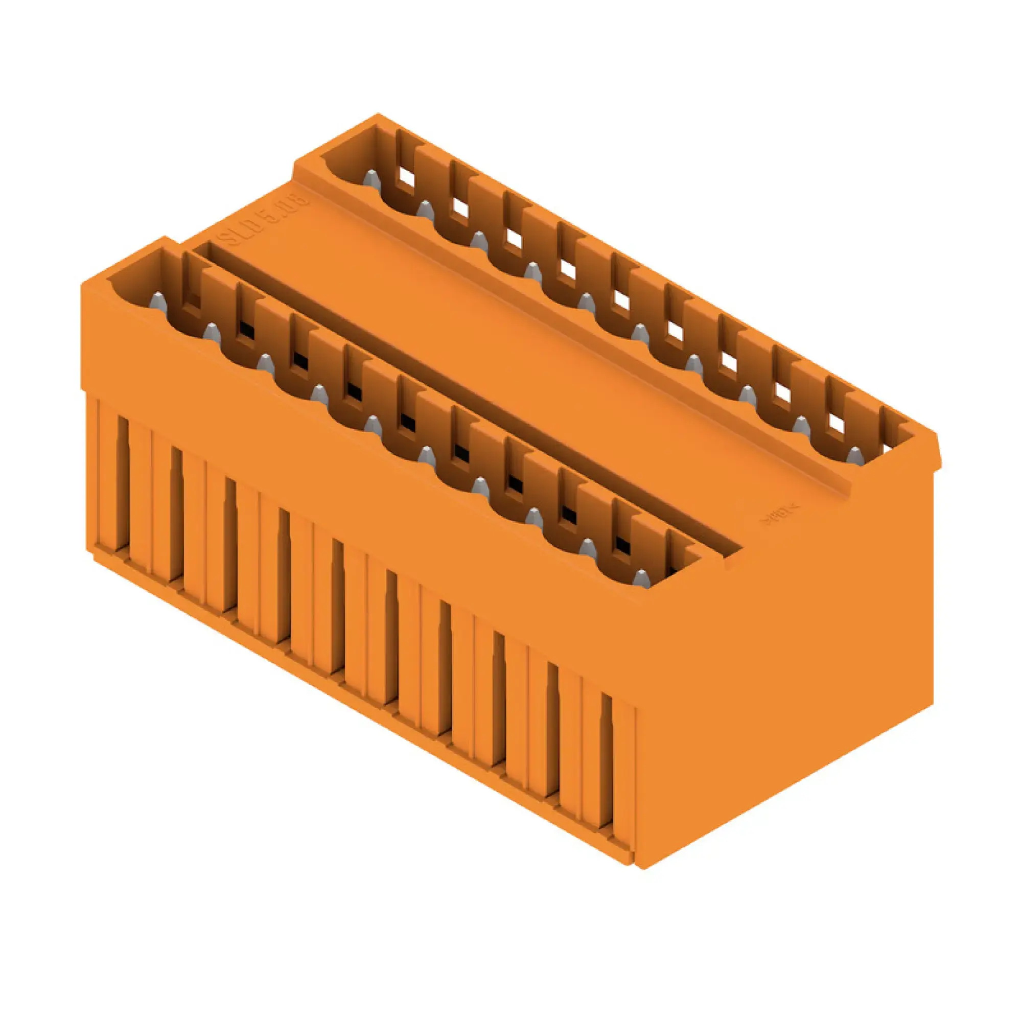 Weidmüller 1602470000 PCB connector (board connection), 250 V, 11 A, Pitch in mm: 5.08, Number of poles: 20, THT solder connection, Box (img_001)