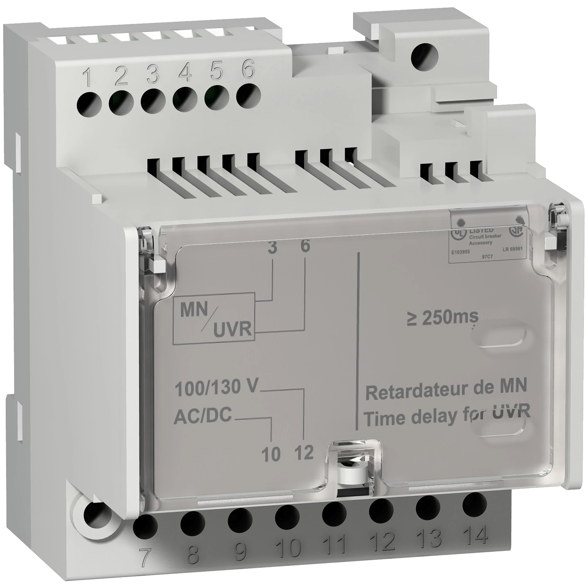 Schneider Electric LV833684SP Delay Unit MN Undervoltage Release 100/130VAC/DC Fixed Time (img_001) Schneider Electric LV833684SP Delay Unit MN Undervoltage Release 100/130VAC/DC Fixed Time (img_001)