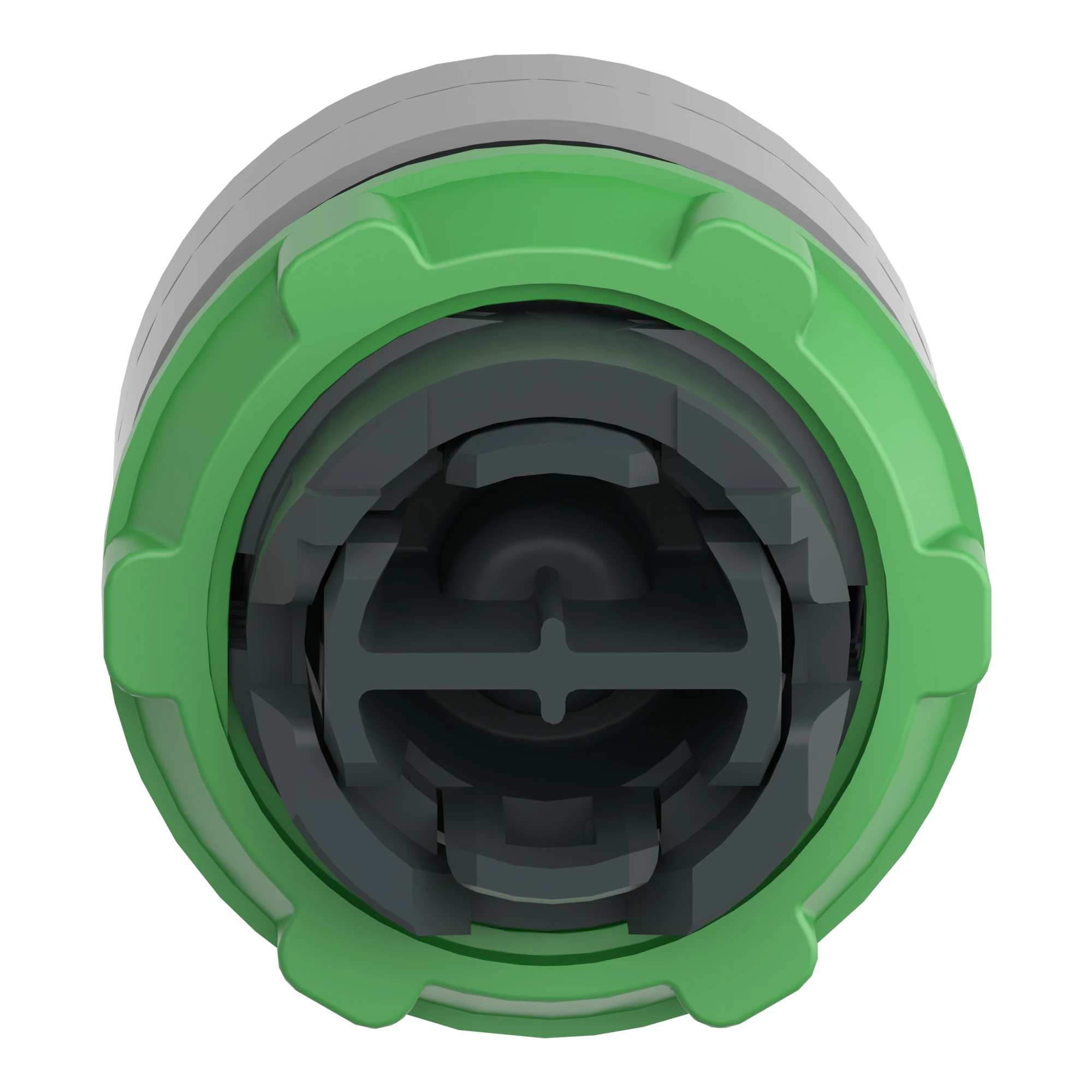 Schneider Electric ZB5AA16C0 Push button, Front element, Harmony XB5, Plastic, 22mm, light grey, white, reset, unmarked, momentary (img_003)