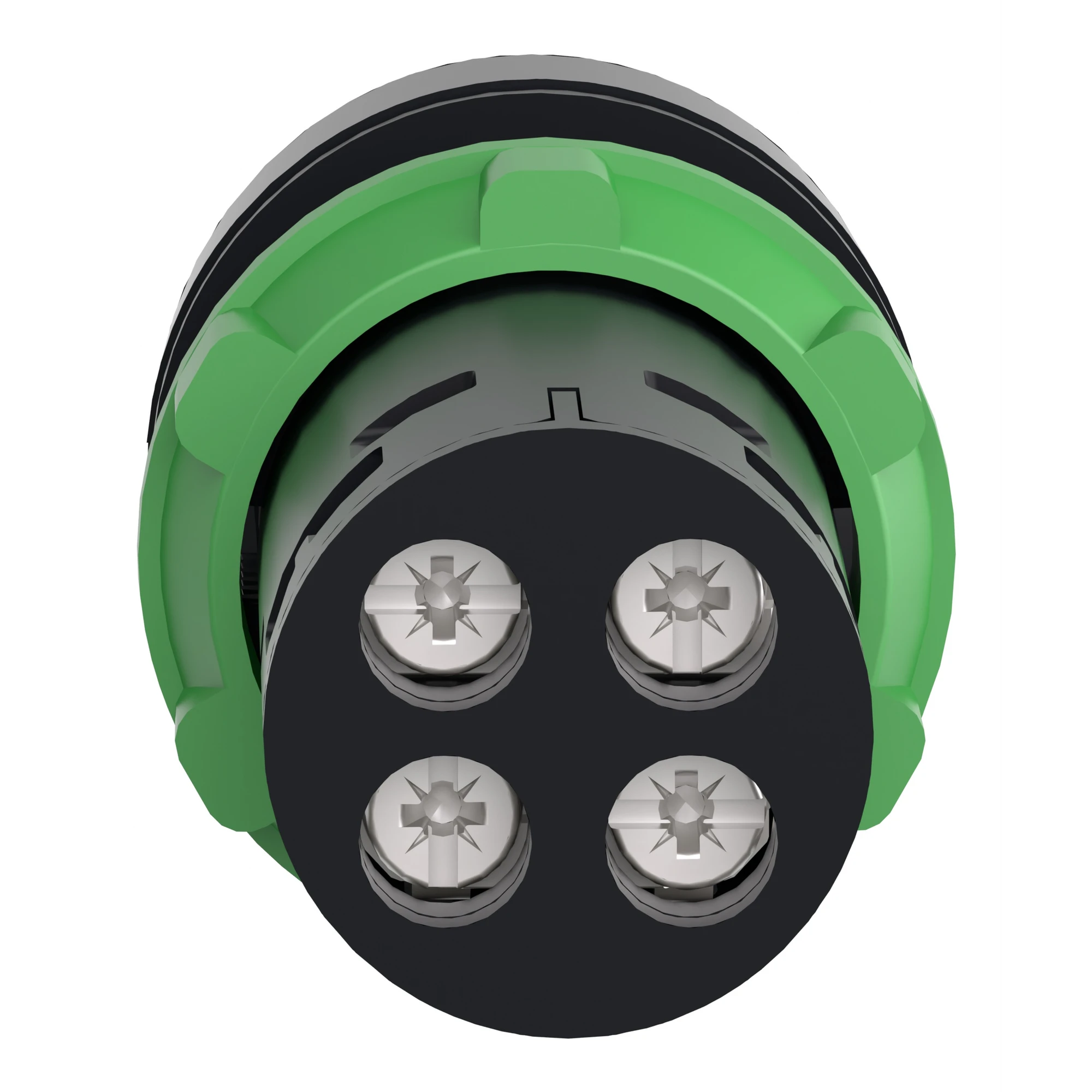 Schneider Electric XB7NA42 Pushbutton, Harmony XB7, Monoblock, Plastic, Ø22mm, red, 1NO, screw terminal (img_003)