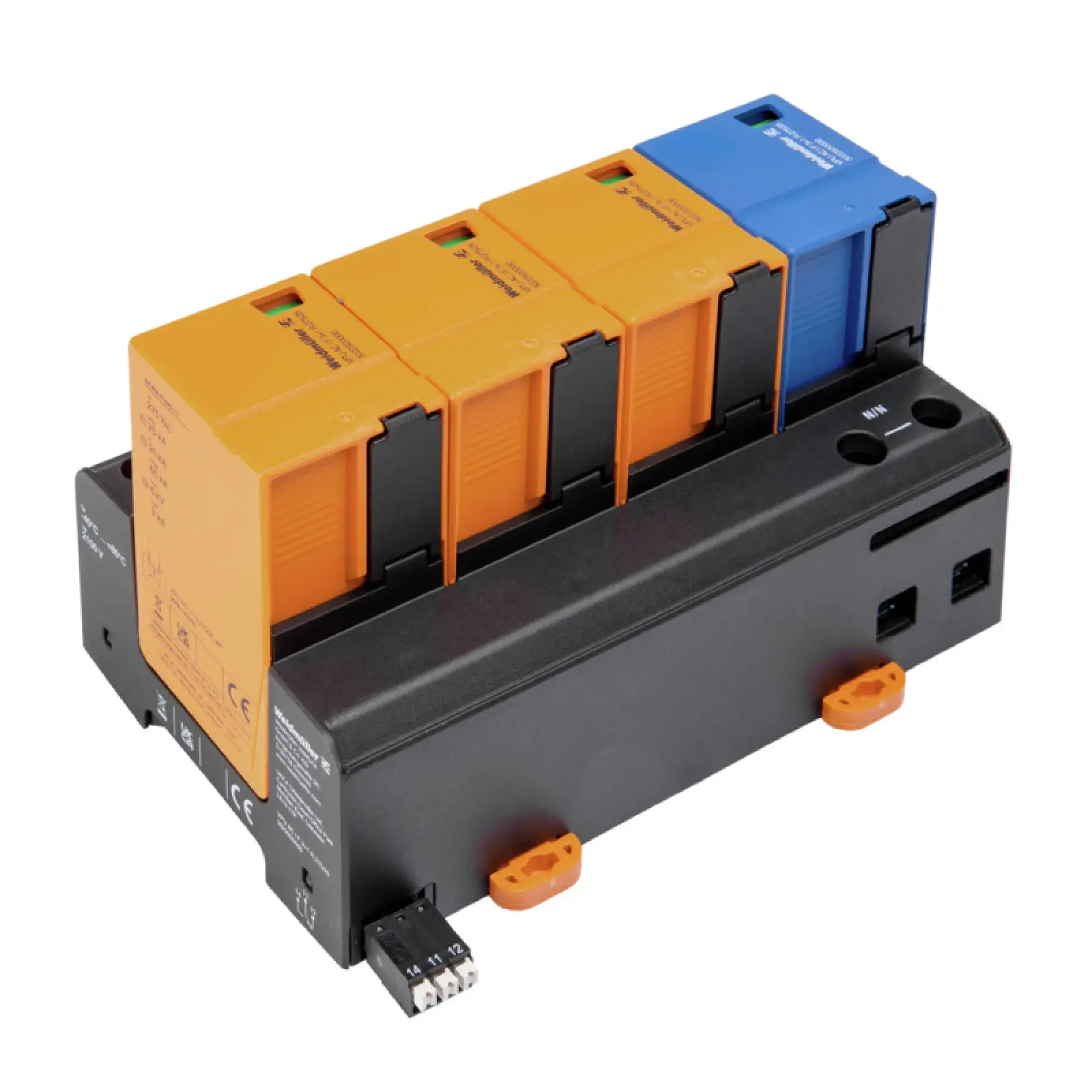 Weidmüller 3022920000 Surge voltage arrester (power supply systems), with remote contact, Surge protection, Low voltage network: TN-S, TT, IV, III, AC, 230 V (img_001) Weidmüller 3022920000 Surge voltage arrester (power supply systems), with remote contact, Surge protection, Low voltage network: TN-S, TT, IV, III, AC, 230 V (img_001)