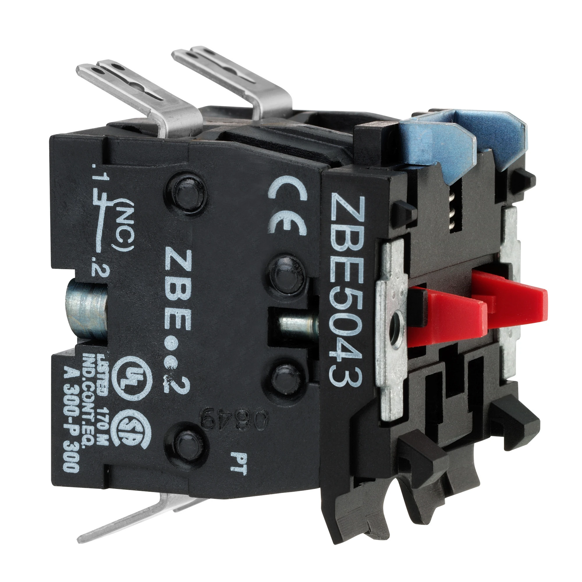 Schneider Electric ZBE5043 Auxiliary contact block 2NC, double for front element Ø22, flat connector (img_001) Schneider Electric ZBE5043 Auxiliary contact block 2NC, double for front element Ø22, flat connector (img_001)