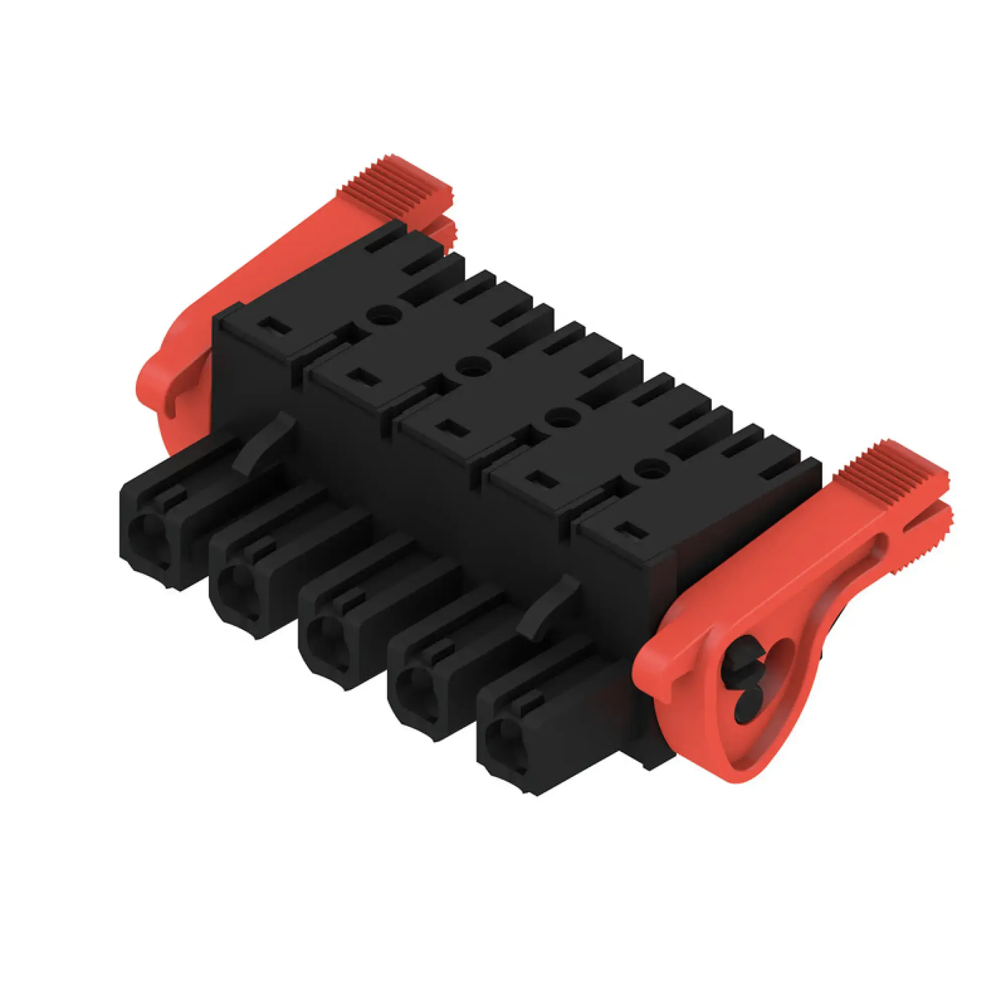 Weidmüller 1044020000 PCB connector (wire connection), 1000 V, 29 A, Pitch in mm: 7.62, 2.5 mm², Number of poles: 5, PUSH IN with actuator, Box (img_001)