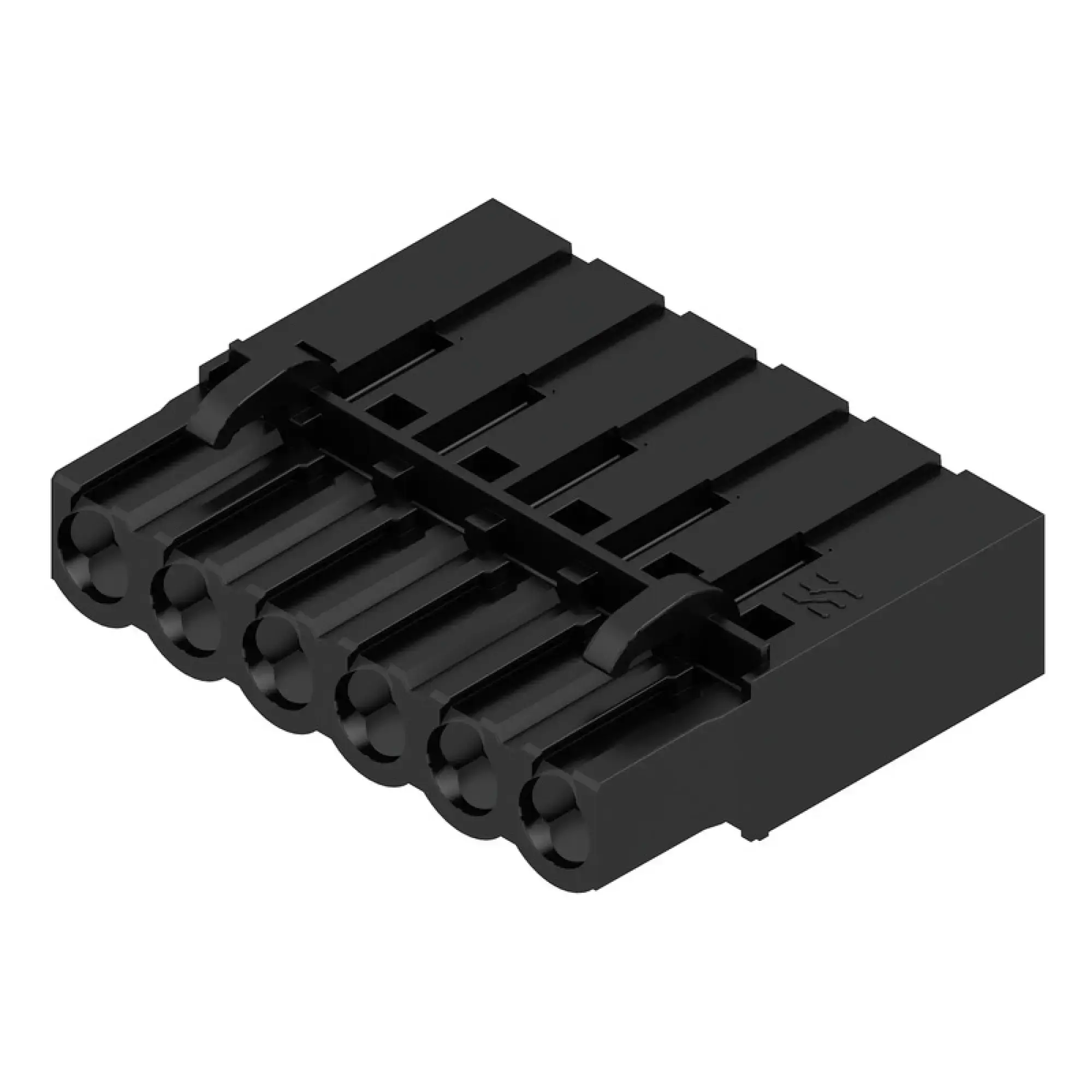 Weidmüller 1712000000 PCB connector (wire connection), 320 V, 21 A, Pitch in mm: 5.08, 2.5 mm², Number of poles: 6, Crimp connection, Box (img_001)