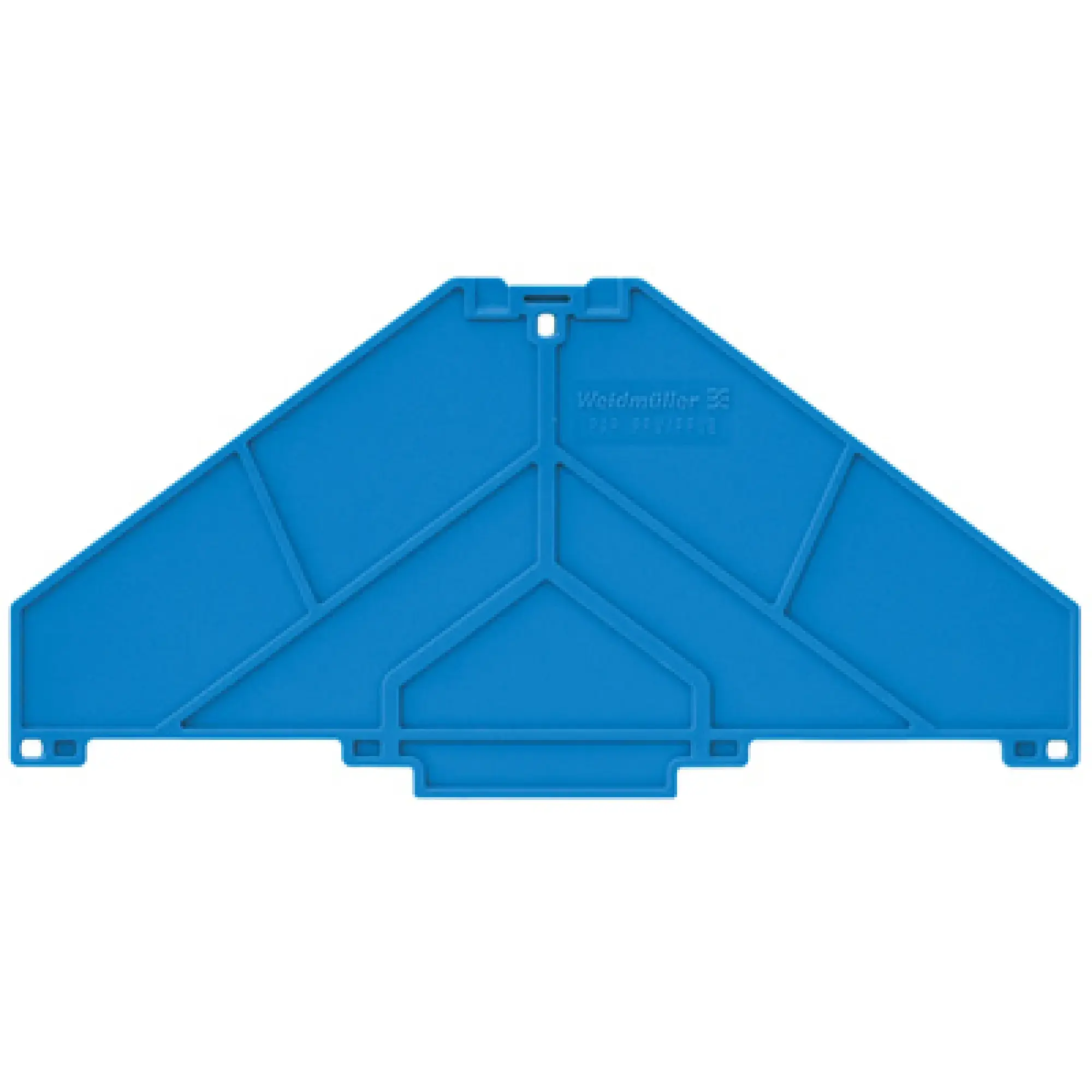 Weidmüller 1268000000 End plate (terminals), blue, Height: 120 mm, Width: 3 mm, V-0, Polycarbonate (img_001) Weidmüller 1268000000 End plate (terminals), blue, Height: 120 mm, Width: 3 mm, V-0, Polycarbonate (img_001)