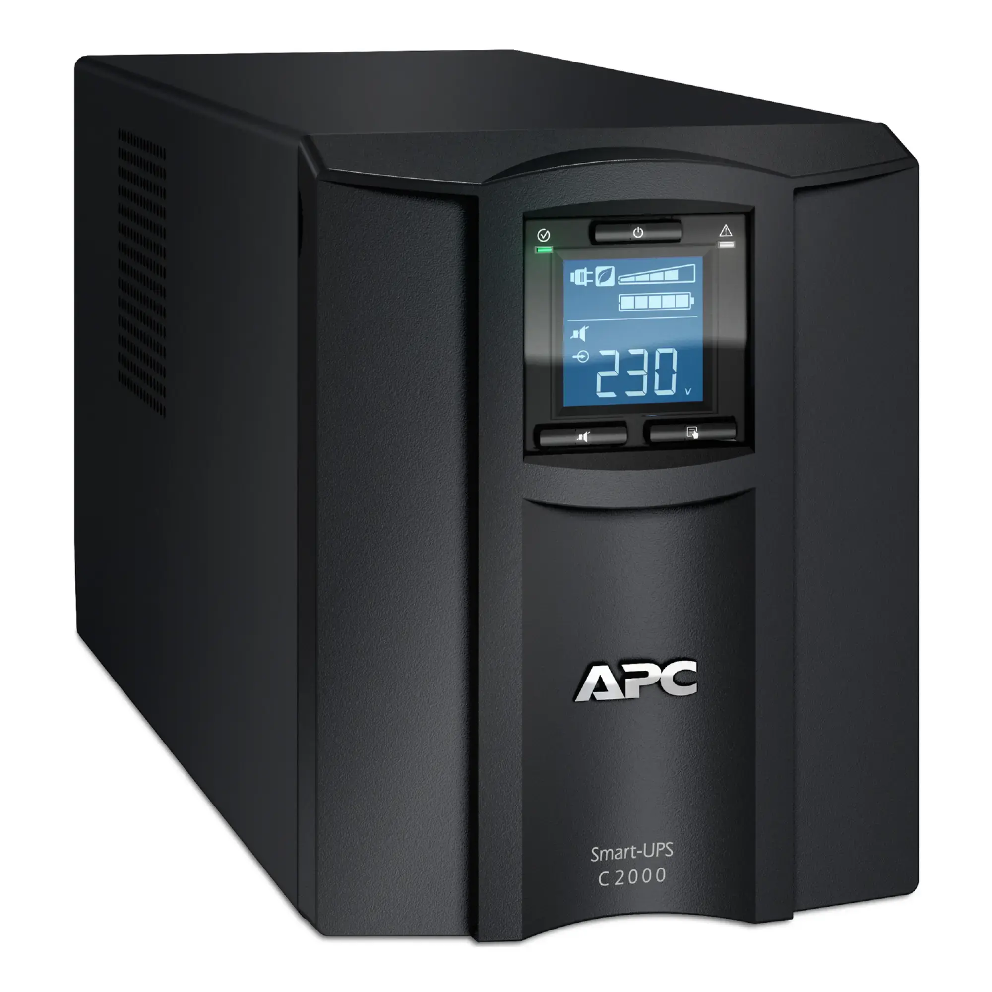 APC SMC2000I APC Smart-UPS C, Line-Interactive, 2000VA, Tower, 230V, 6x IEC C13+1x IEC C19 Ausgänge, USB und serielle Kommunikation, AVR, Grafik-LCD (img_003) APC SMC2000I APC Smart-UPS C, Line-Interactive, 2000VA, Tower, 230V, 6x IEC C13+1x IEC C19 Ausgänge, USB und serielle Kommunikation, AVR, Grafik-LCD (img_003)