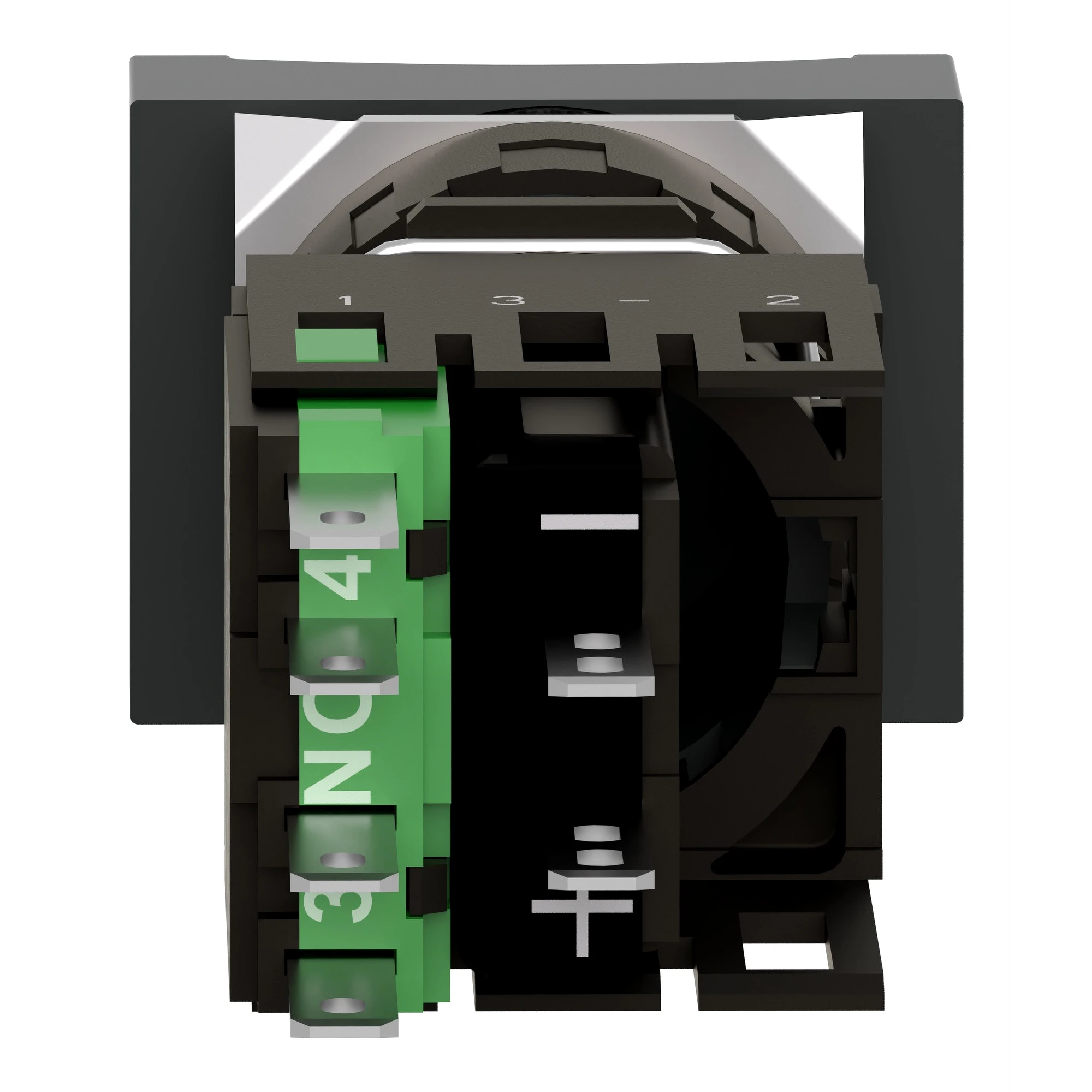 Schneider Electric XB6DW3B1B Illuminated push-button, green Ø 16, flat, without latching, 24 V, 1NO (img_003)