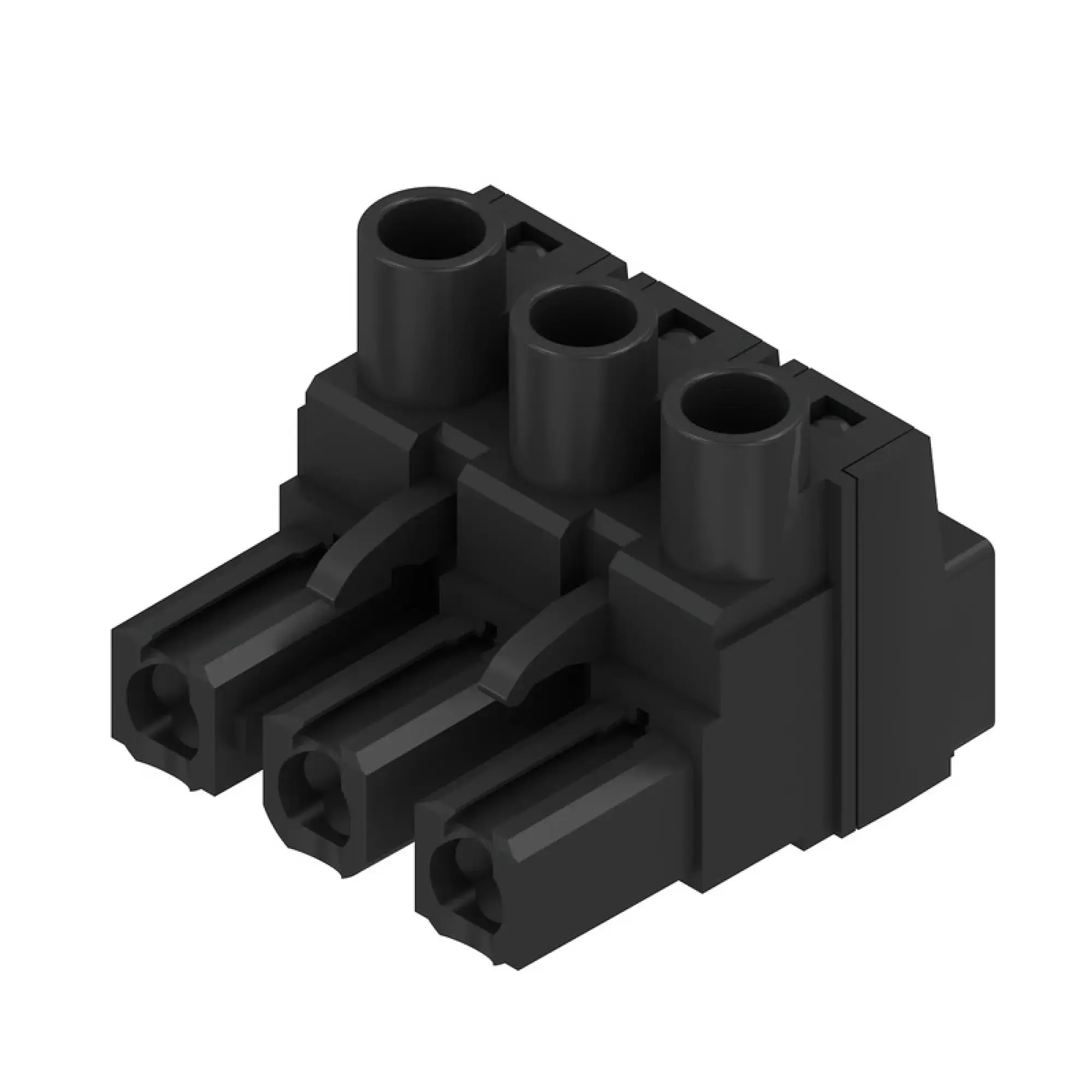 Weidmüller 1059590000 PCB connector (wire connection), 500 V, 29 A, Pitch in mm: 7.62, 4 mm², Number of poles: 3, Clamping yoke connection, Box (img_001)