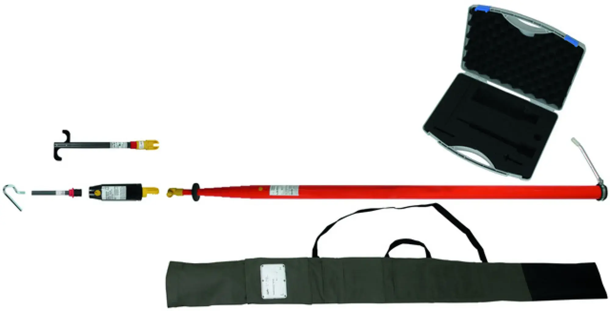 Dehn 767725 PHE III voltage detector kit 20kV 50Hz cat. L f. overhead lines (img_001) Dehn 767725 PHE III voltage detector kit 20kV 50Hz cat. L f. overhead lines (img_001)