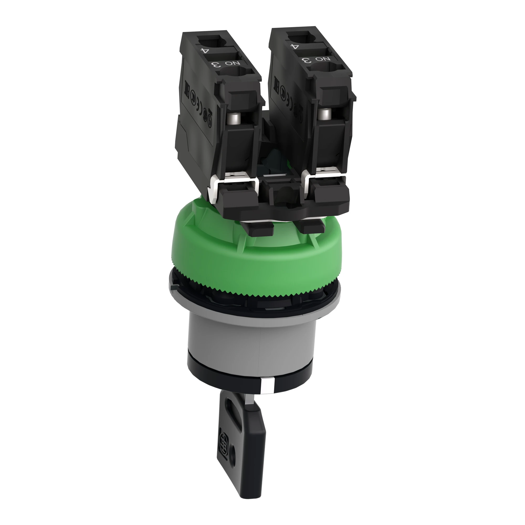 Schneider Electric XB5FG33C0 Key switch, Harmony XB5F, plastic, light gray, black, 3 positions, 30mm, latching, Ronis 455, 2S (img_006) Schneider Electric XB5FG33C0 Key switch, Harmony XB5F, plastic, light gray, black, 3 positions, 30mm, latching, Ronis 455, 2S (img_006)