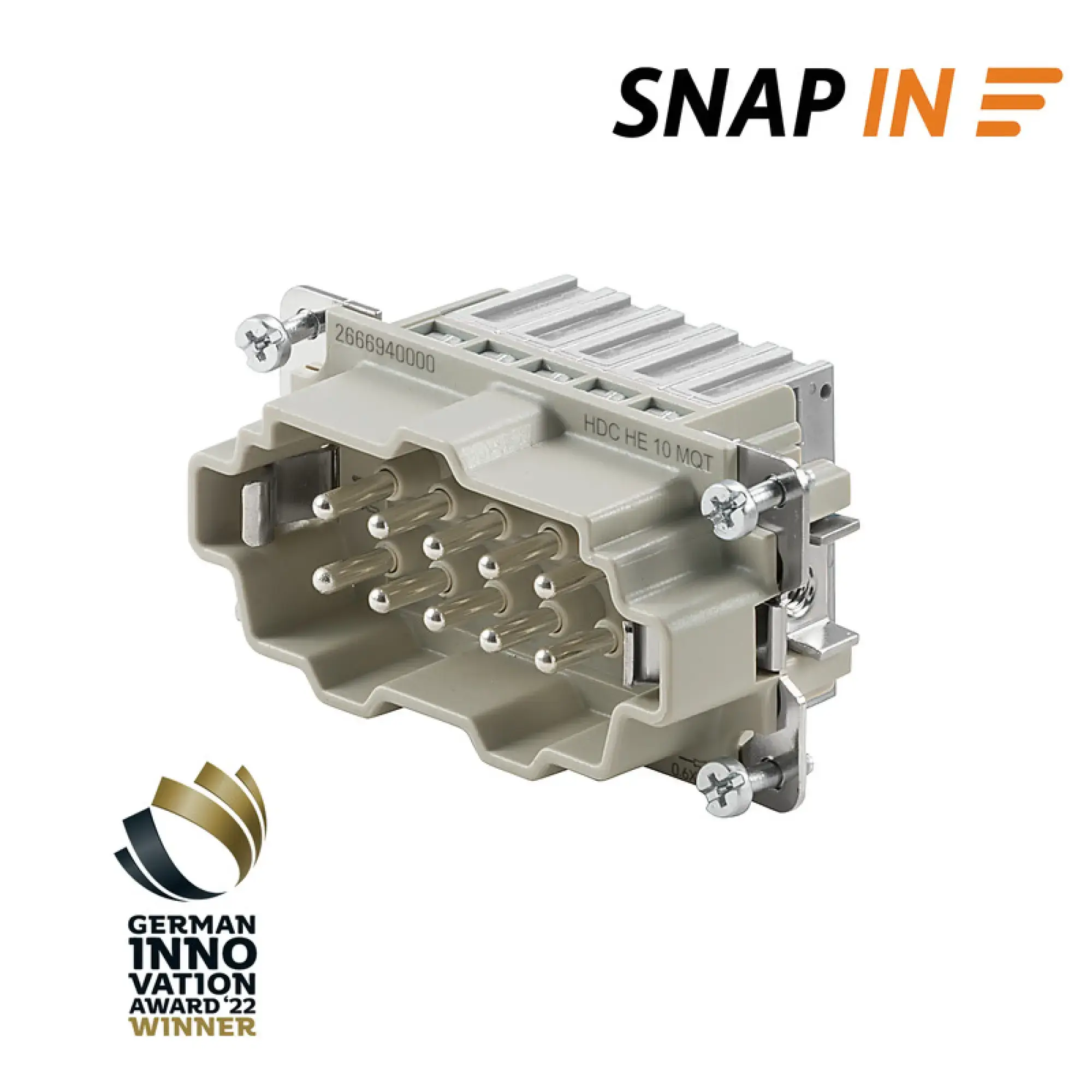 Weidmüller 2666940000 Contact insert (industry plug-in connectors), Male, 500 V, 16 A, Number of poles: 10, SNAP IN, Size: 4 (img_001) Weidmüller 2666940000 Contact insert (industry plug-in connectors), Male, 500 V, 16 A, Number of poles: 10, SNAP IN, Size: 4 (img_001)