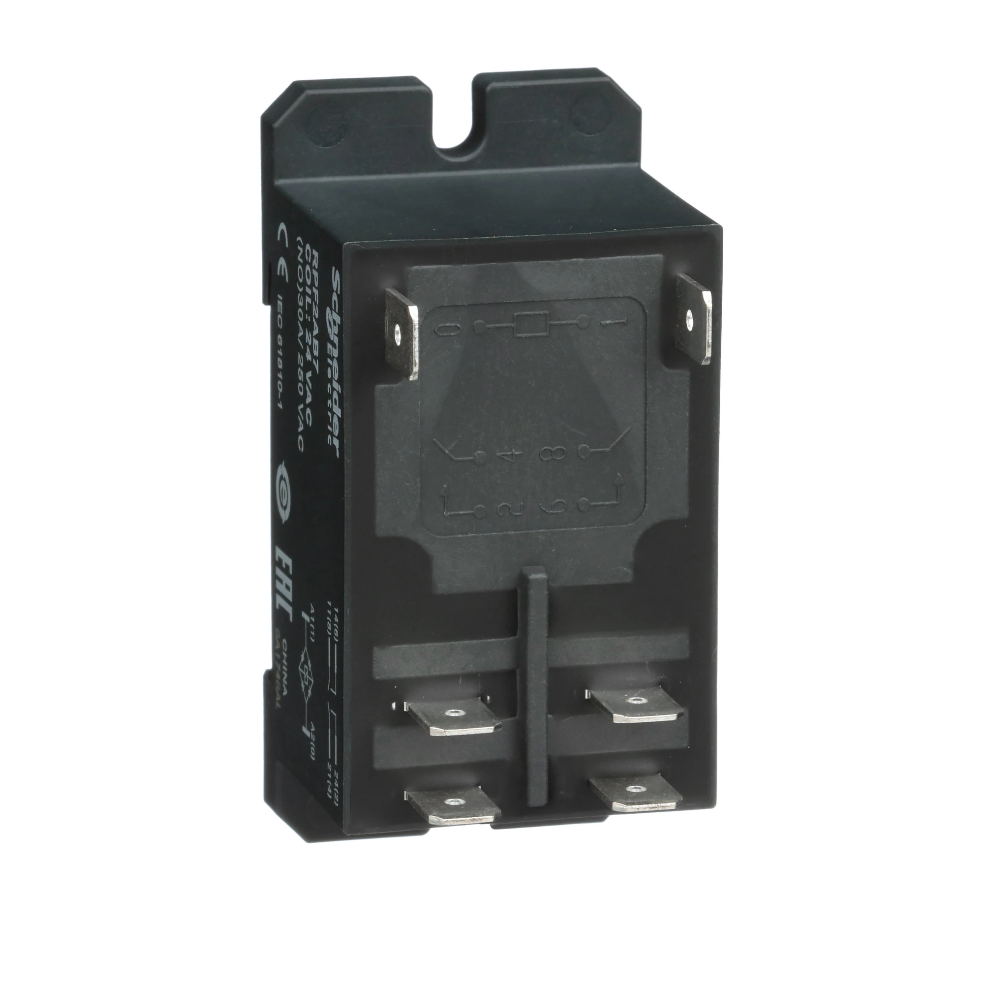 Schneider Electric RPF2AB7 Power Relay RPF, 2 NO, 30 A, 24 VAC (img_001) Schneider Electric RPF2AB7 Power Relay RPF, 2 NO, 30 A, 24 VAC (img_001)