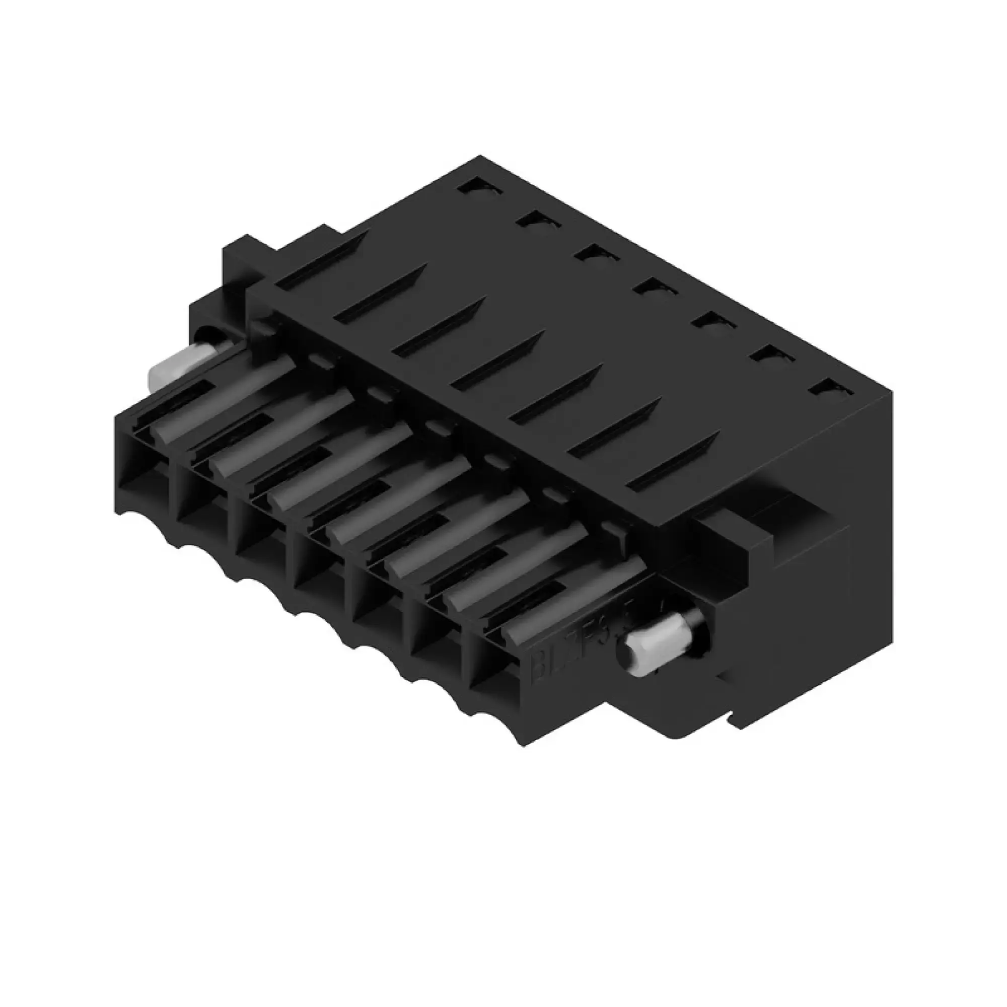 Weidmüller 1691160000 PCB connector (wire connection), 160 V, 14.5 A, Pitch in mm: 3.50, 1.5 mm², Number of poles: 7, Tension-clamp connection, Box BLZF 3.50/07/180F SN BK BX (img_001) Weidmüller 1691160000 PCB connector (wire connection), 160 V, 14.5 A, Pitch in mm: 3.50, 1.5 mm², Number of poles: 7, Tension-clamp connection, Box BLZF 3.50/07/180F SN BK BX (img_001)
