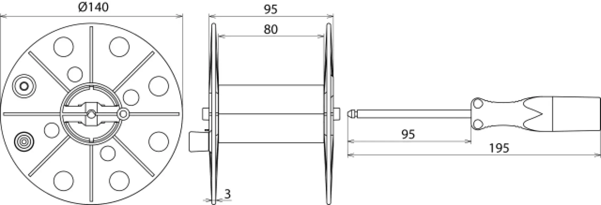 Dehn 585211 Coiler plastic, grey W 80mm w. socket a. 100m wire 0.75mm² red w. split plug (img_002) Dehn 585211 Coiler plastic, grey W 80mm w. socket a. 100m wire 0.75mm² red w. split plug (img_002)