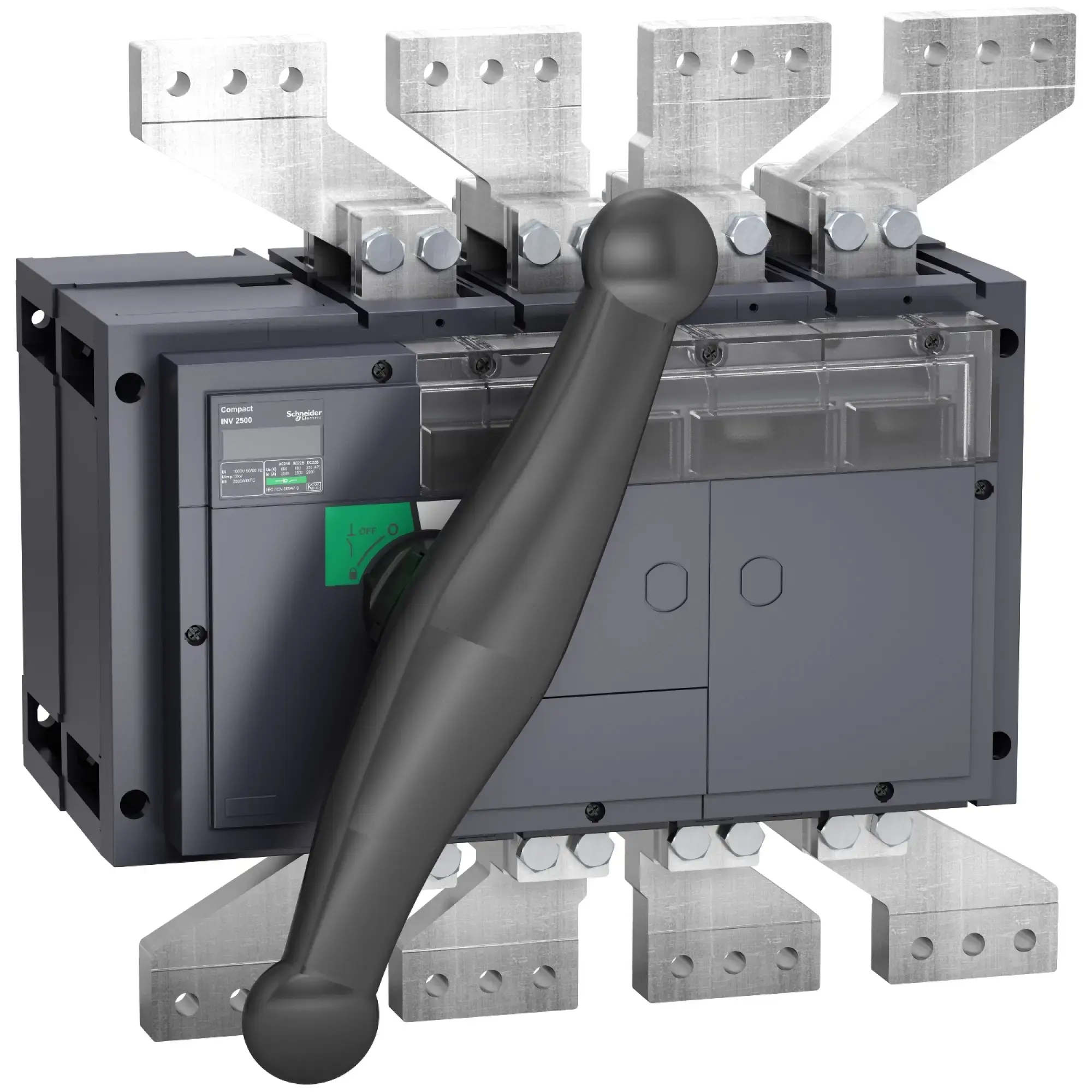 Schneider Electric 31369 Compact disconnector ComPact INV2500 4P 2500A Fixed mount with black rotary drive (img_002)
