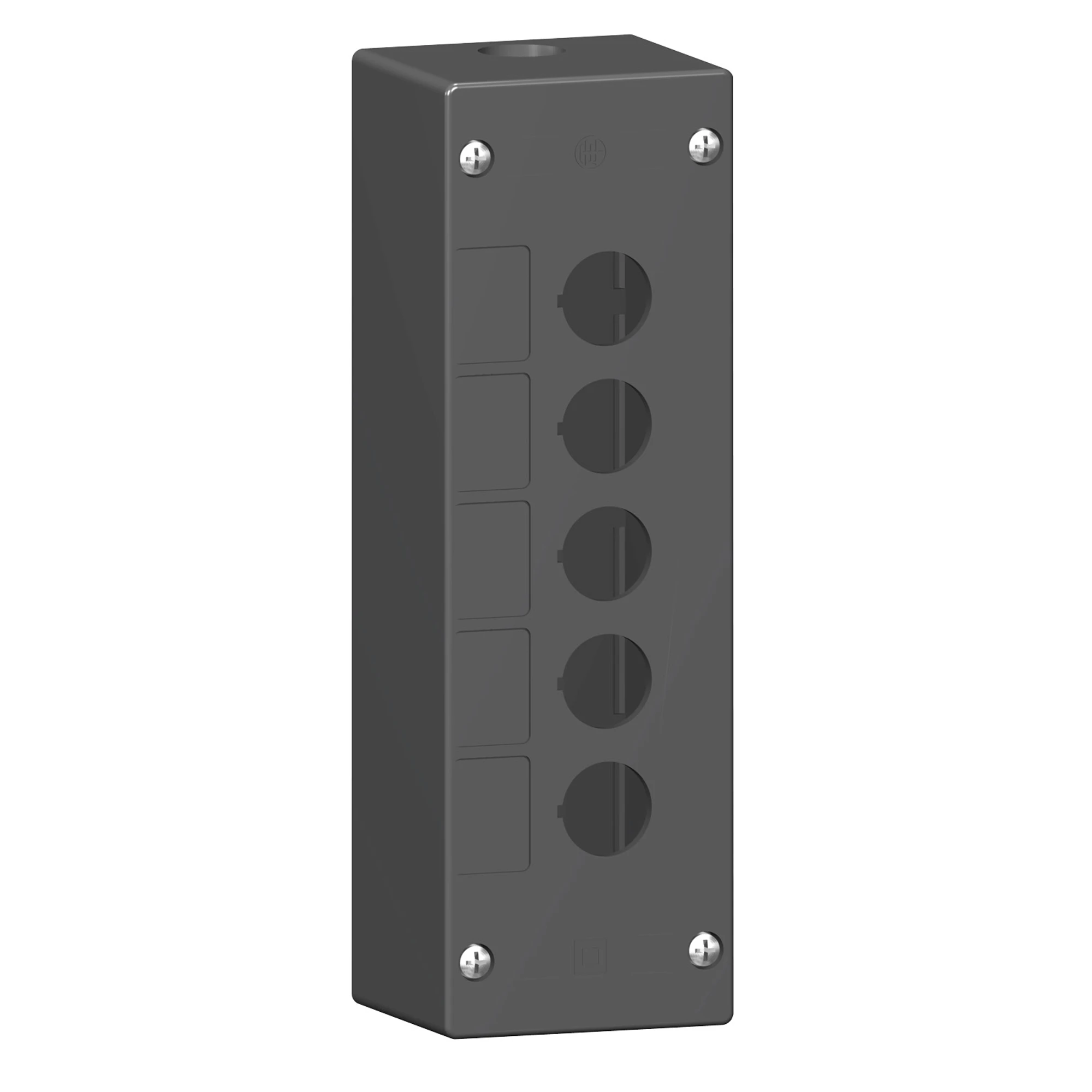 Schneider Electric XALG05 Empty Enclosure, Harmony XALG, Plastic, Black, 5 Holes, 22mm (img_001) Schneider Electric XALG05 Empty Enclosure, Harmony XALG, Plastic, Black, 5 Holes, 22mm (img_001)