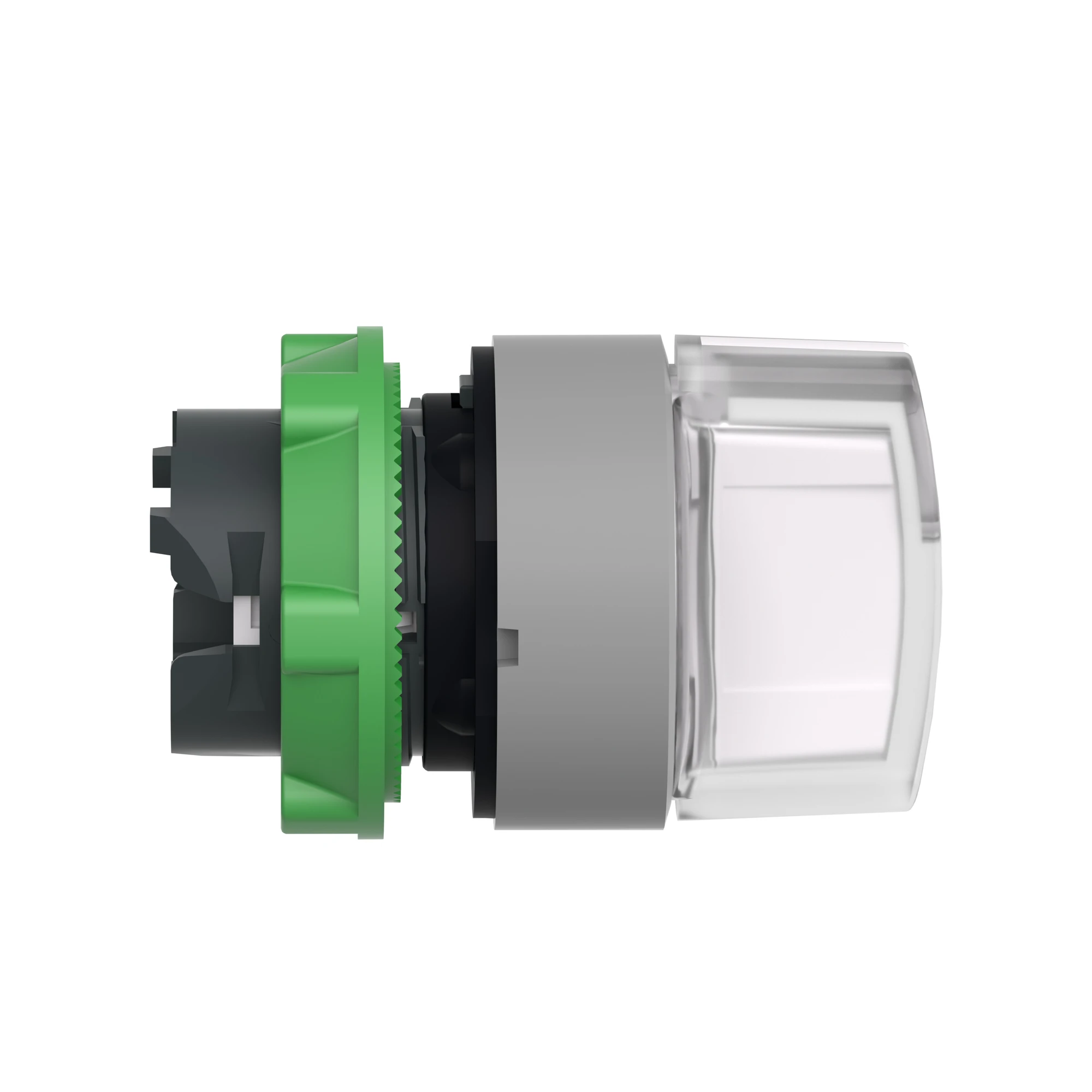 Schneider Electric ZB5AK1513C0 Illuminated Selector Switch, Front Element, Harmony XB5, Plastic, 22mm, White, for Universal LED, 3 Positions, Center Detent (img_003)