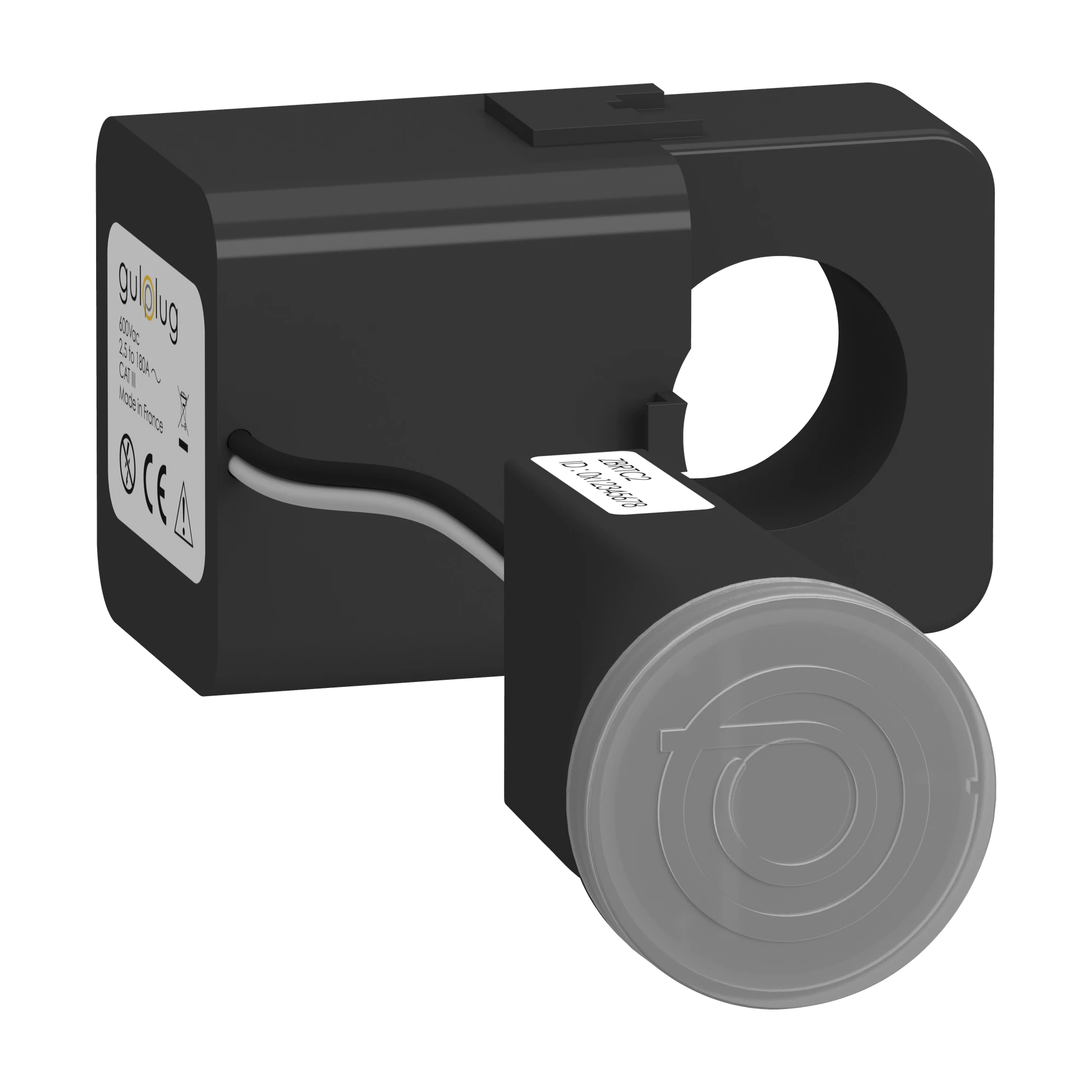 Schneider Electric ZBRTC2 Wireless Power Sensor, Harmony Hub, Batteryless with Hinged Current Transformer, Wireless, 2.5-180A, 2.4 GHz, Black (img_001)