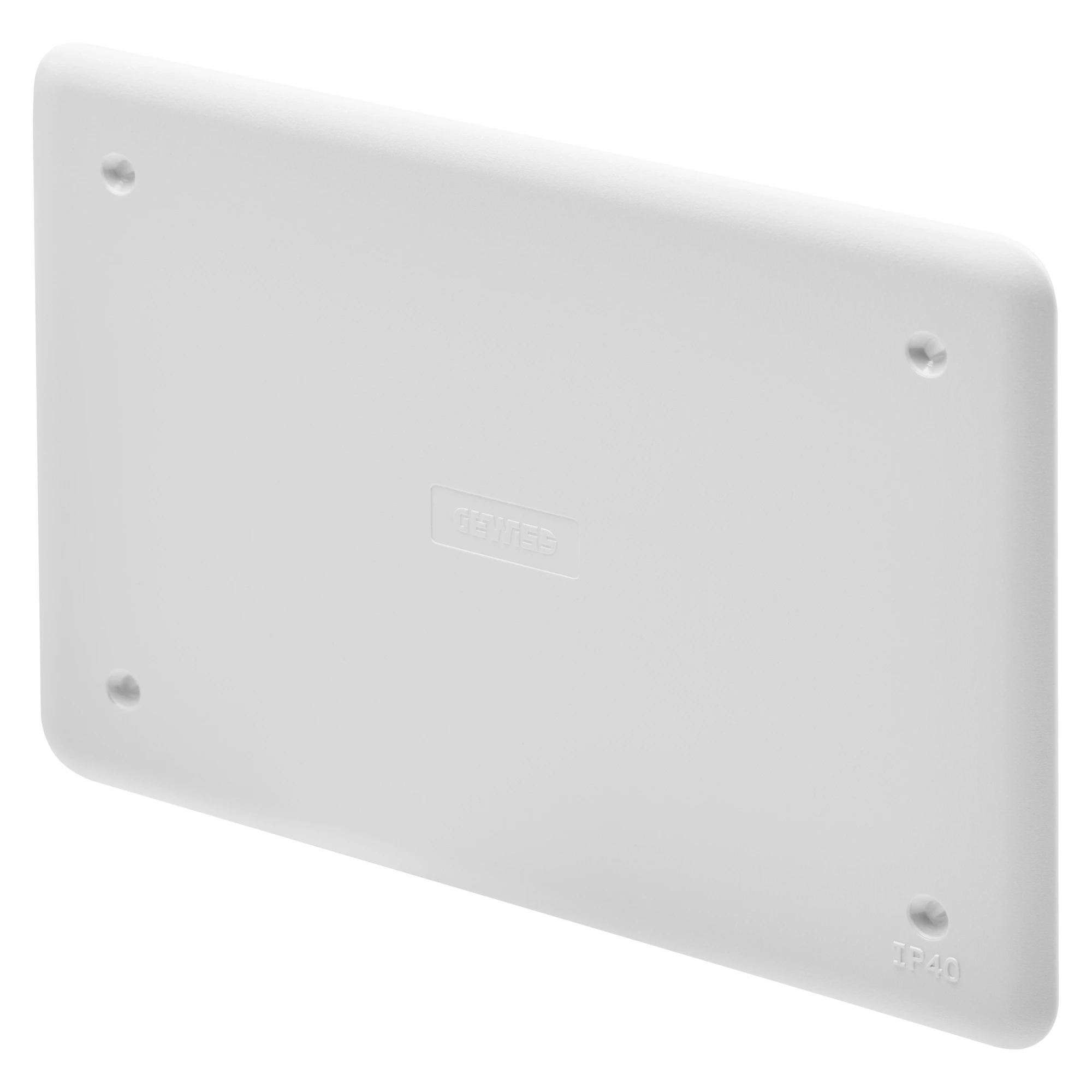 GEWISS GW48015 HIGH RESISTANCE SHOCKPROOF PLAIN LID - FOR PT/PT DIN AND PT DIN GREEN WALL BOXES - 152X98 - IP40 - WHITE RAL9016 (img_001) GEWISS GW48015 HIGH RESISTANCE SHOCKPROOF PLAIN LID - FOR PT/PT DIN AND PT DIN GREEN WALL BOXES - 152X98 - IP40 - WHITE RAL9016 (img_001)